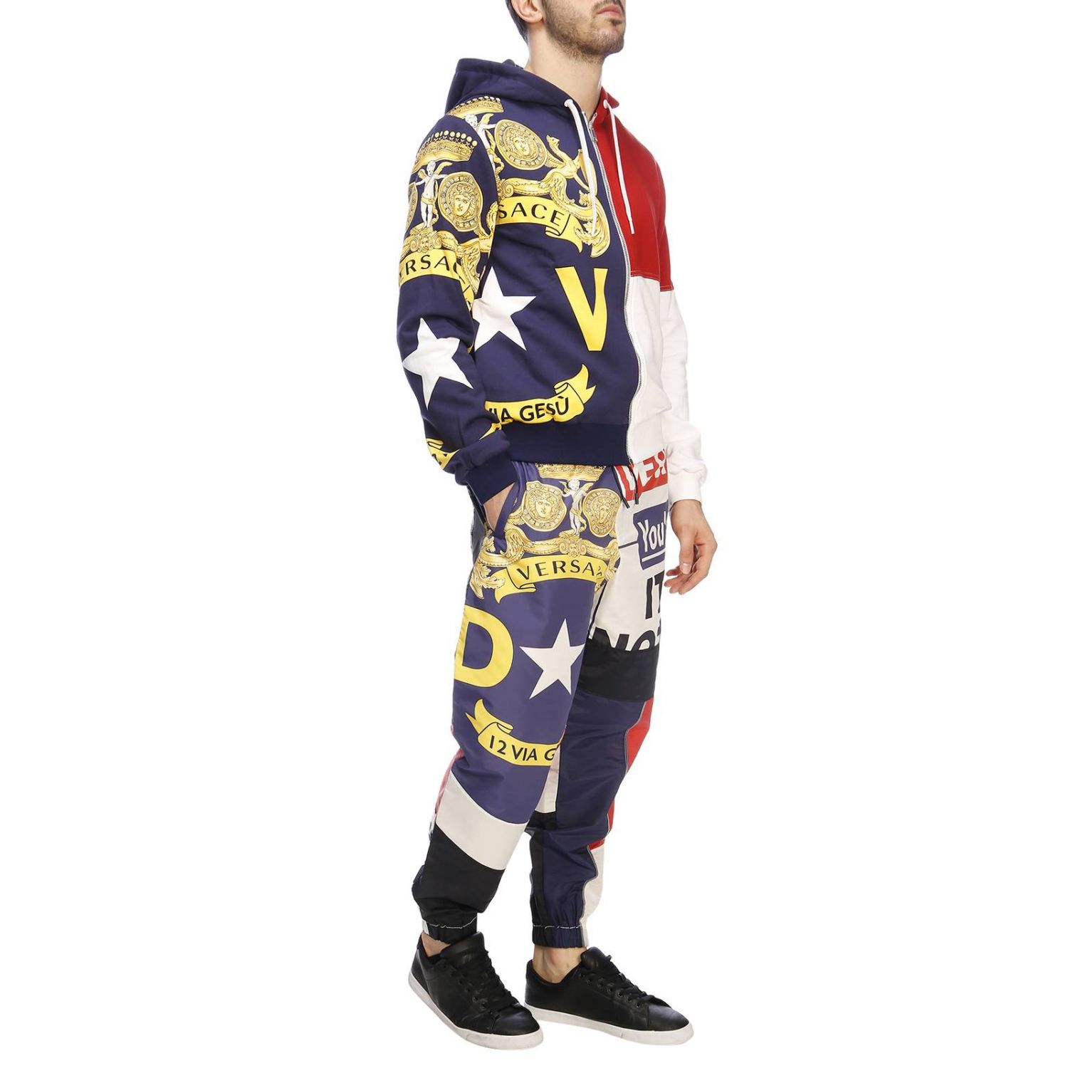 versace trousers mens