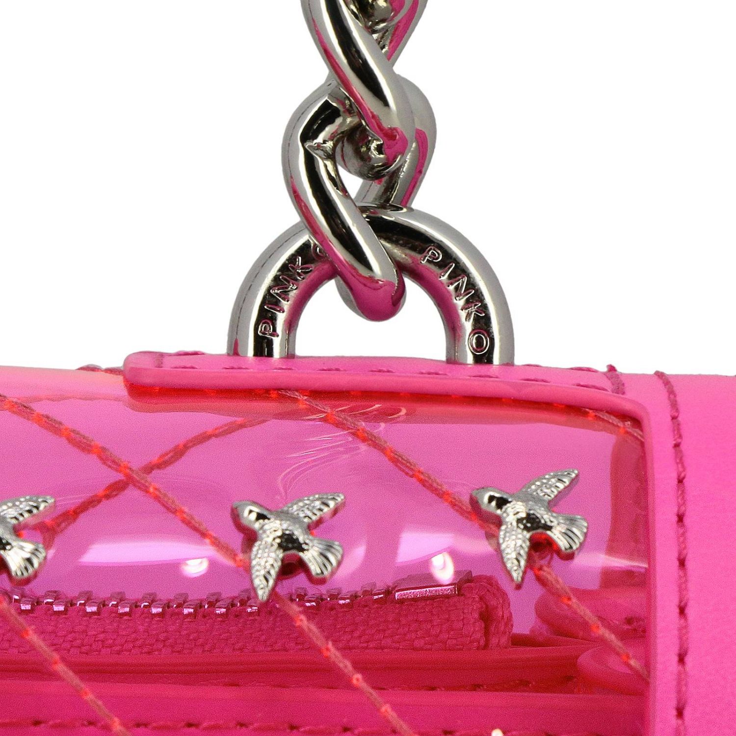Pinko Outlet: mini bag for woman - Pink | Pinko mini bag 1P21CW-Y5EZ ...