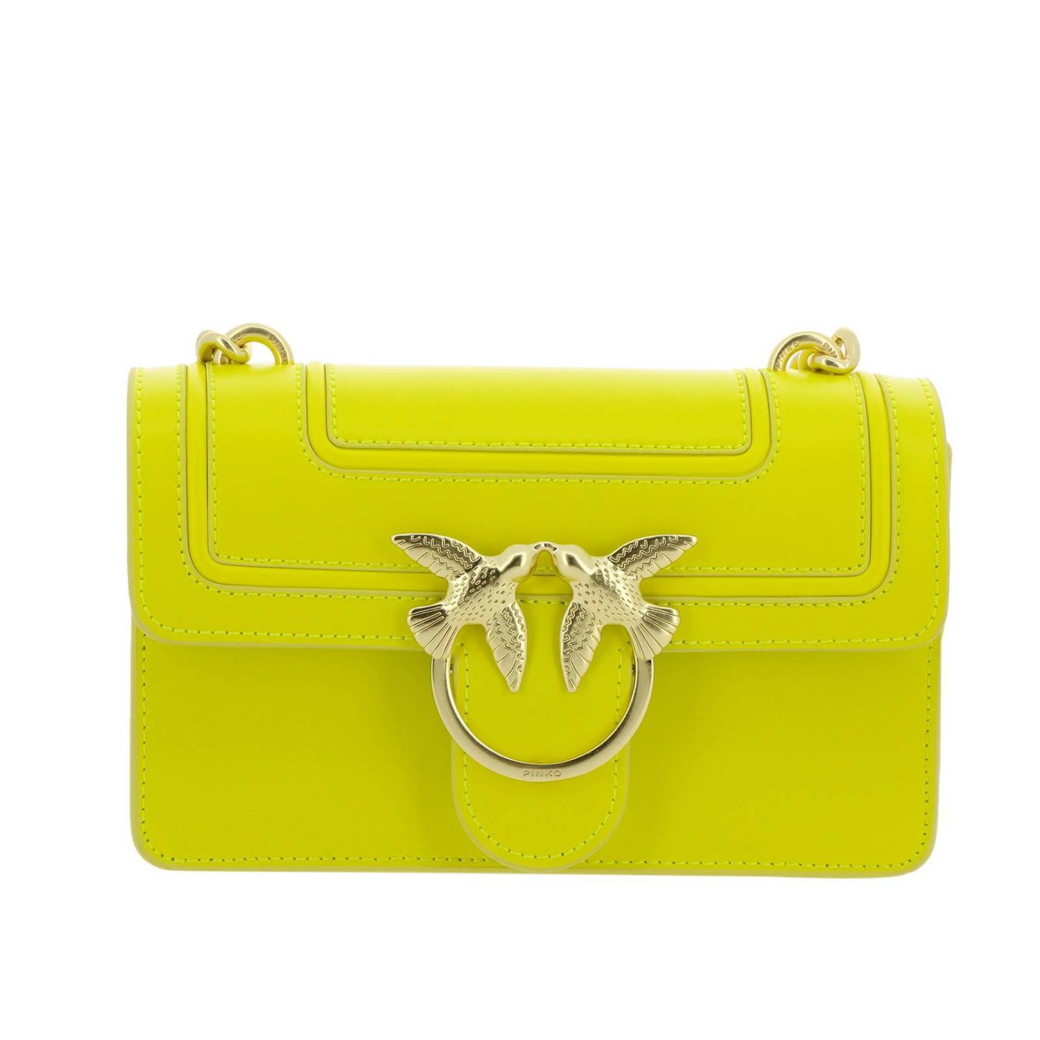 Pinko Outlet: Shoulder bag women - Yellow | Mini Bag Pinko 1P21AF-Y5F1 ...