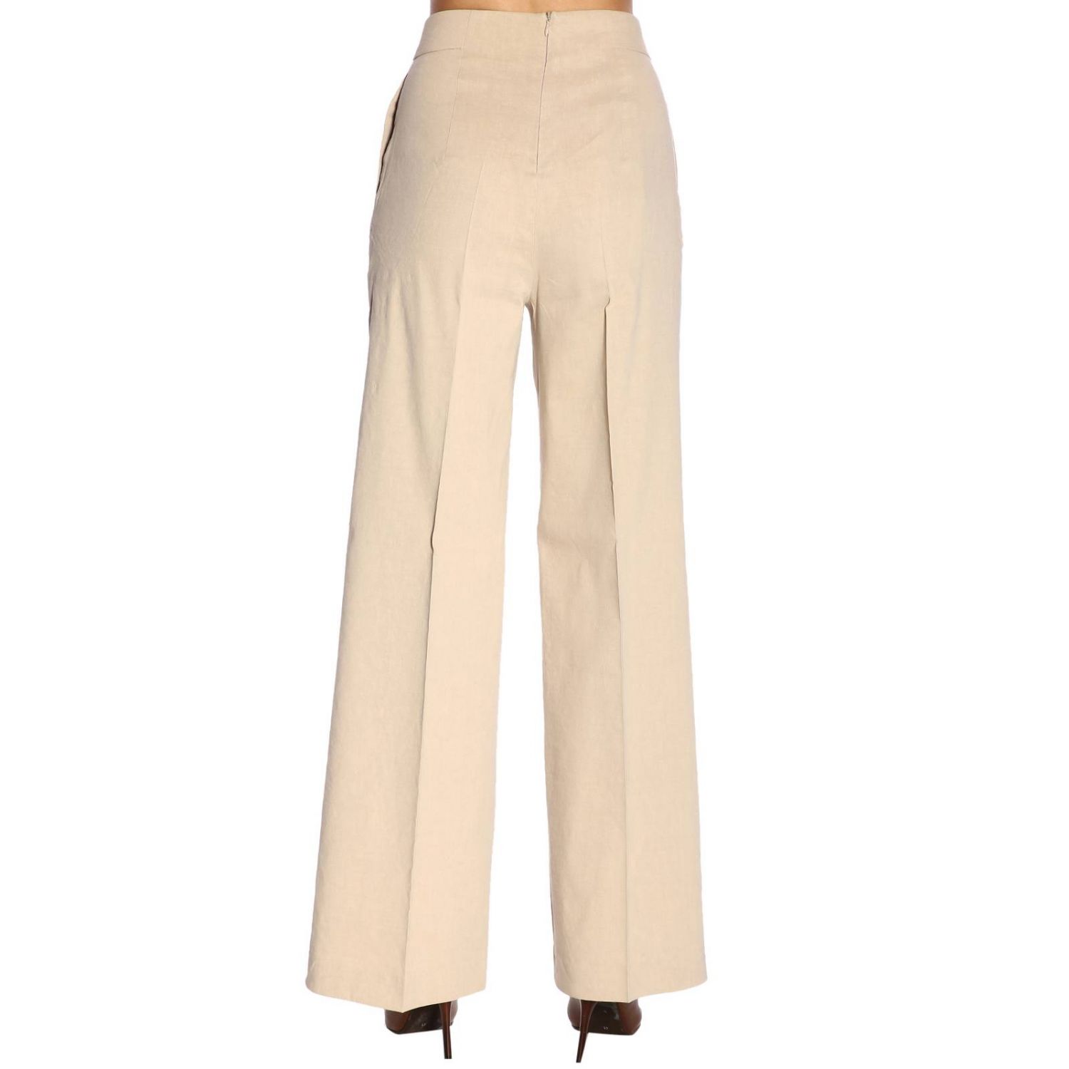 Pinko Outlet: pants for woman - Sand | Pinko pants 1B13JW-7435 LUIGIA ...