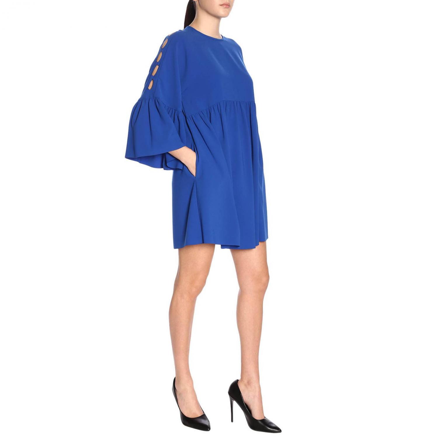 pinko-outlet-robes-femme-bleu-royal-robes-pinko-1g140g-6352