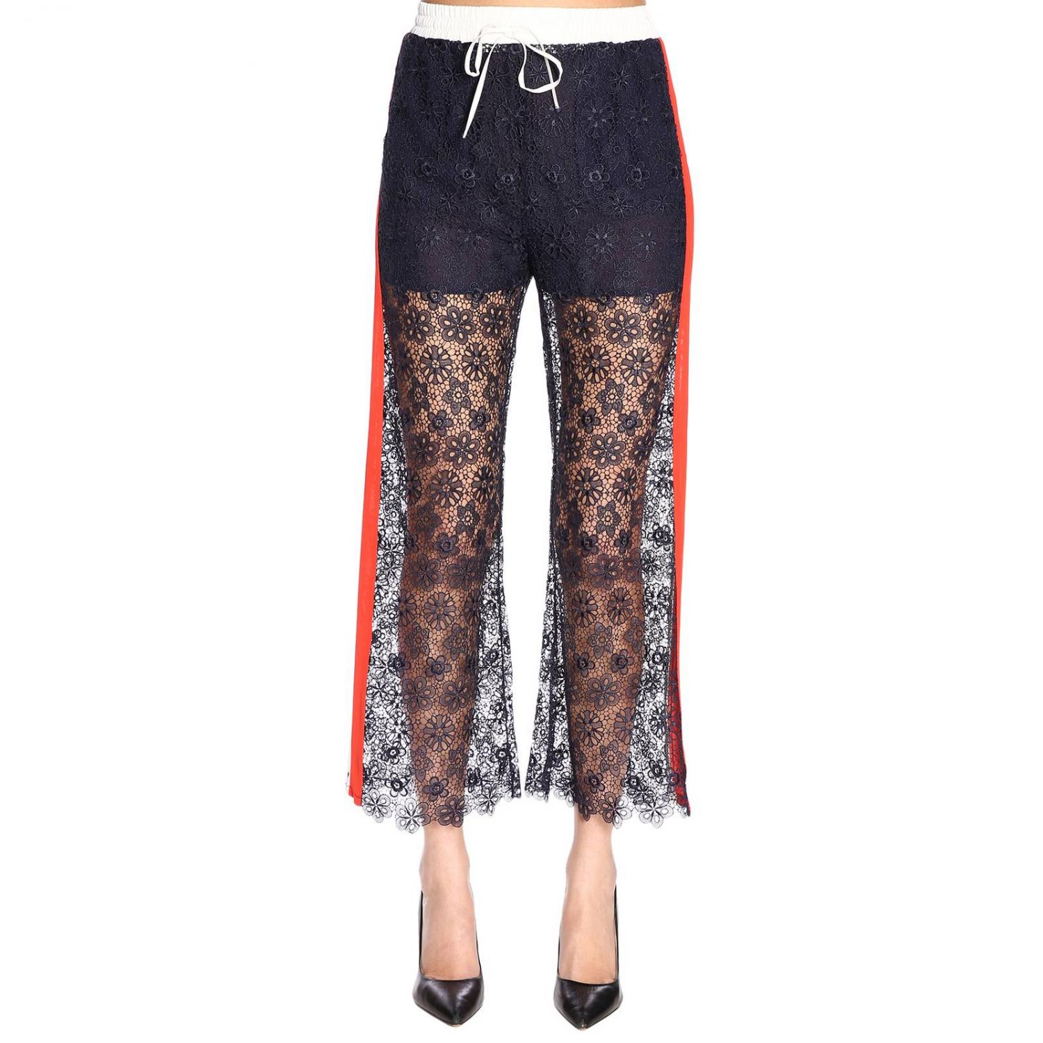 Pinko Outlet: Pantalón mujer - Azul Oscuro | Pantalón Pinko 1G13UM-Y577  NOTO GIGLIO.COM