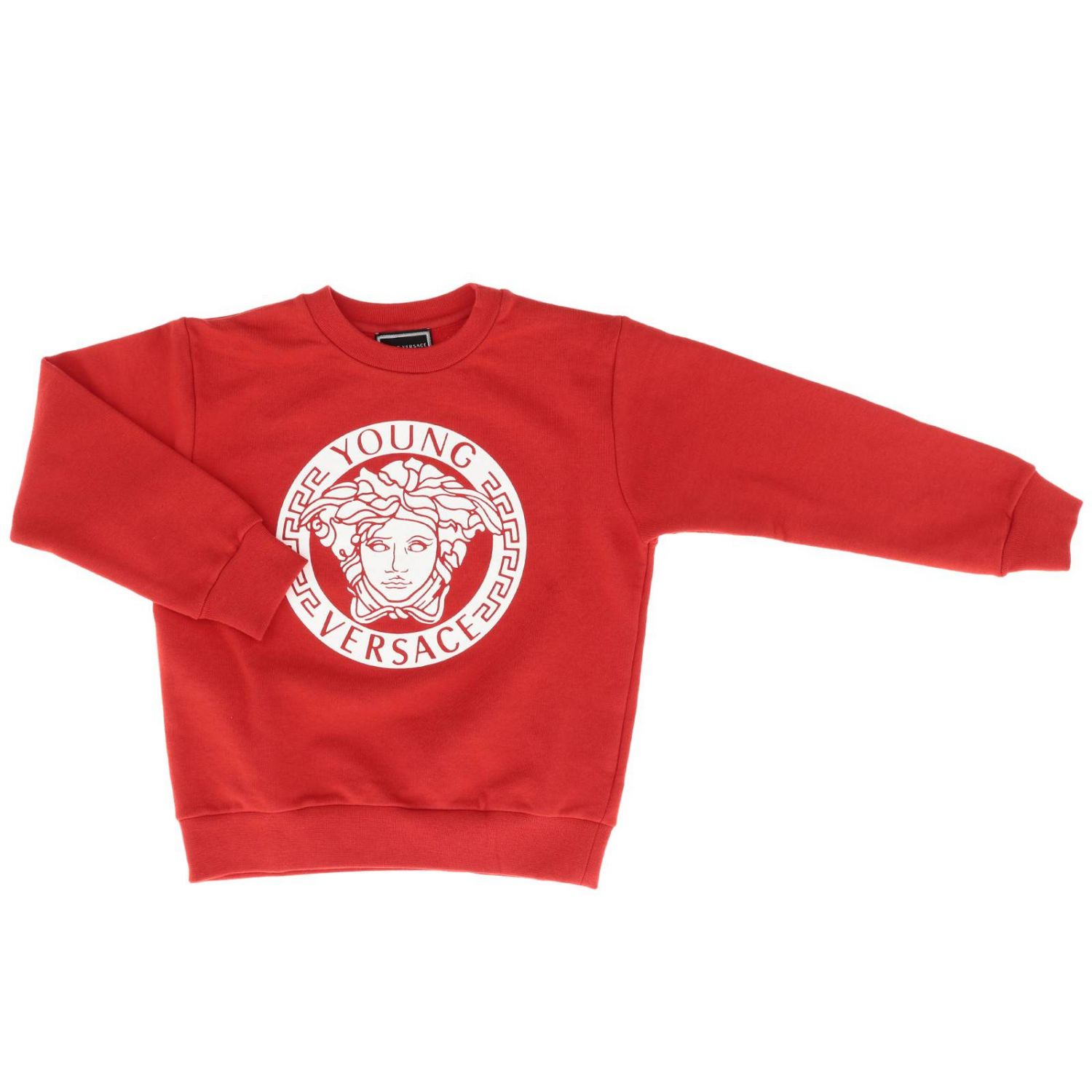 red versace sweater
