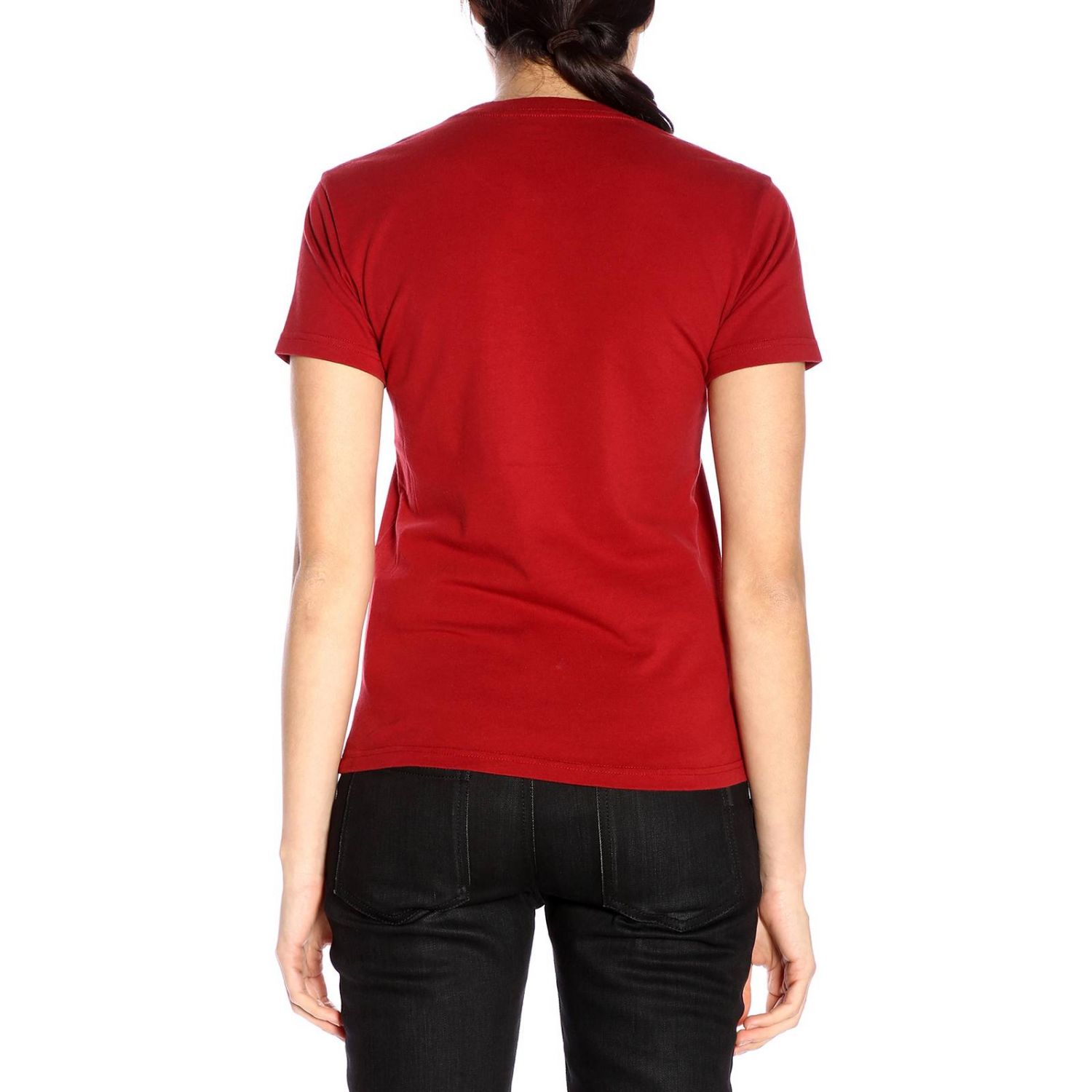 burgundy balenciaga shirt
