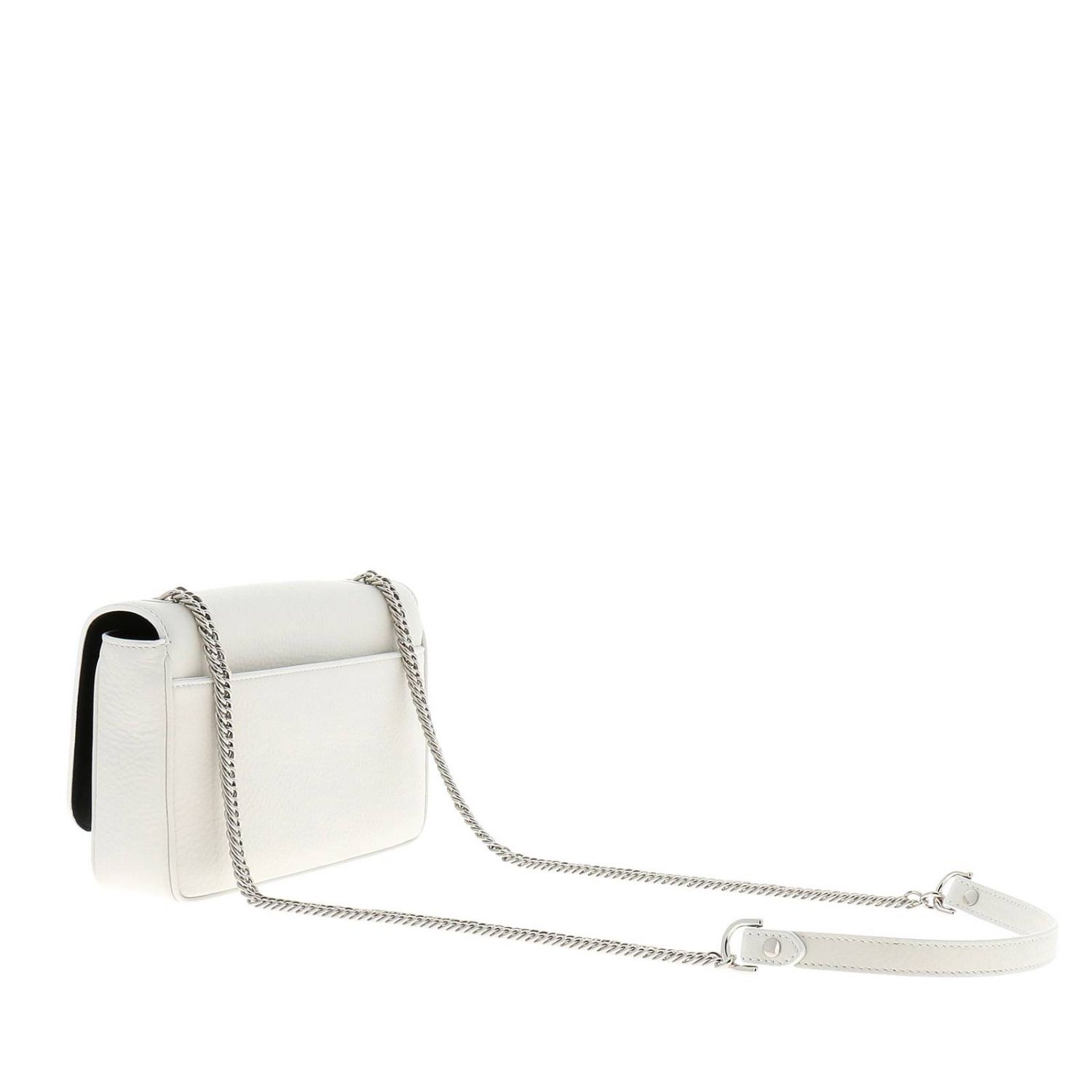 Balenciaga Outlet: Shoulder bag women - White | Crossbody Bags ...