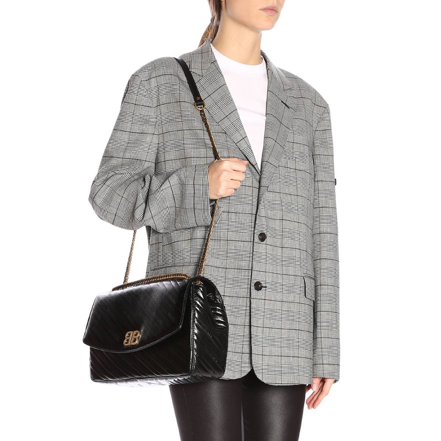 black balenciaga crossbody