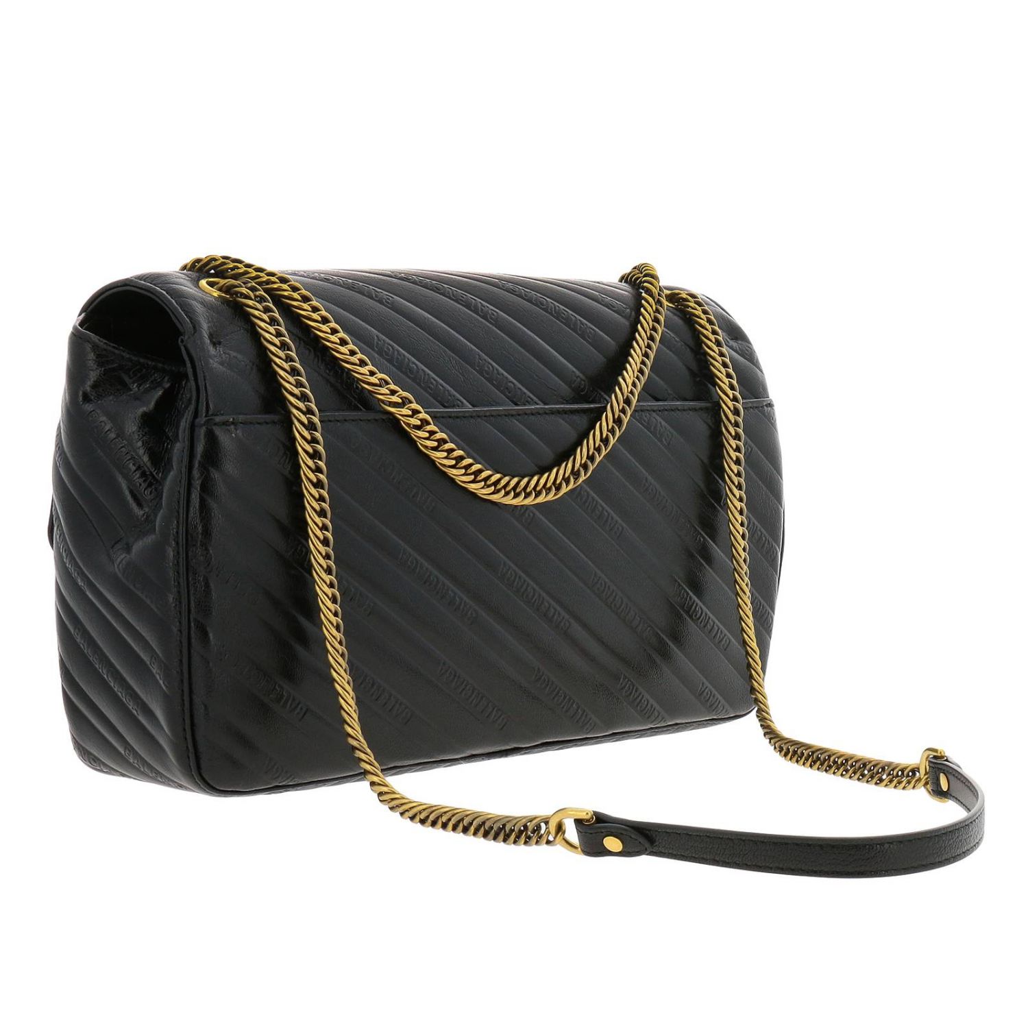 Balenciaga Outlet: crossbody bags for woman - Black | Balenciaga ...