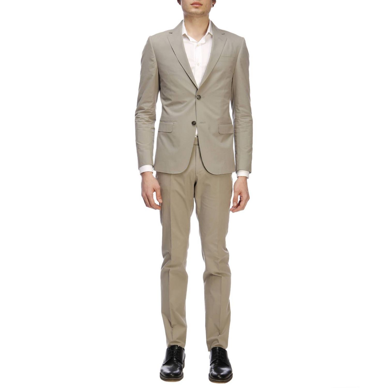 Z Zegna Outlet: Suit men | Suit Z Zegna Men Mastic | Suit Z Zegna ...