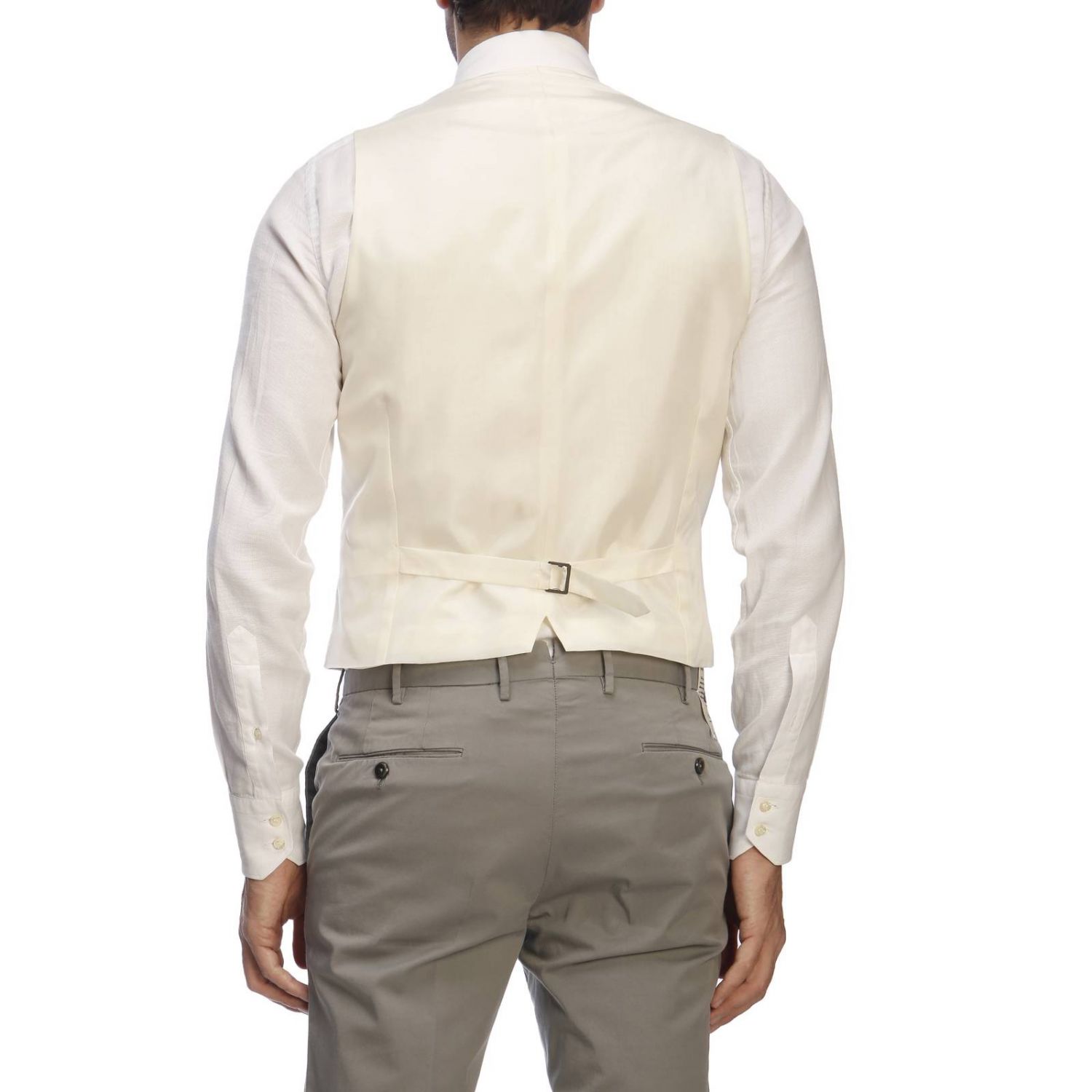 Z Zegna Outlet Suit vest men Yellow Cream Suit Vest Z Zegna 58YAG0