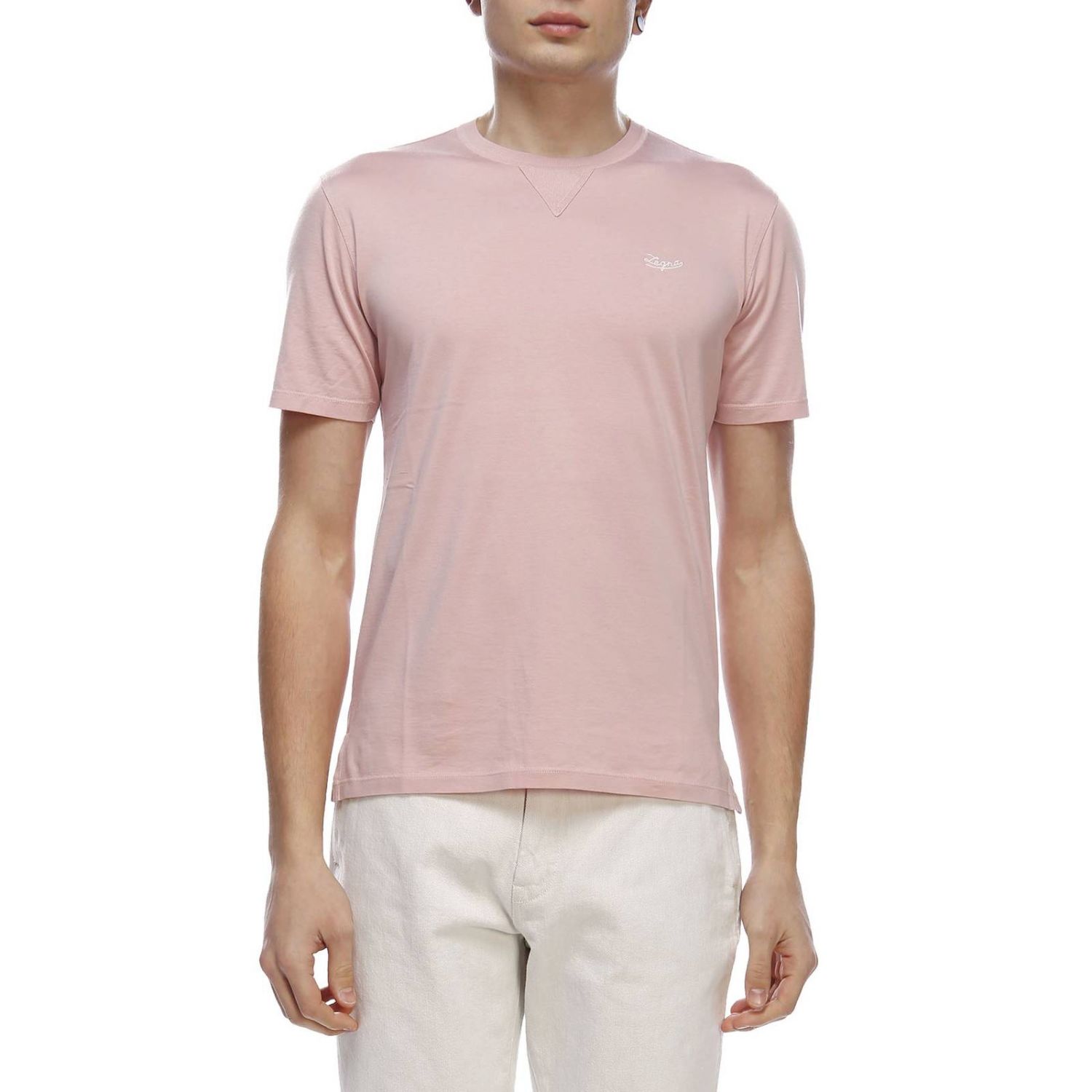 T-shirt men Ermenegildo Zegna | T-Shirt Ermenegildo Zegna Men Pink | T ...
