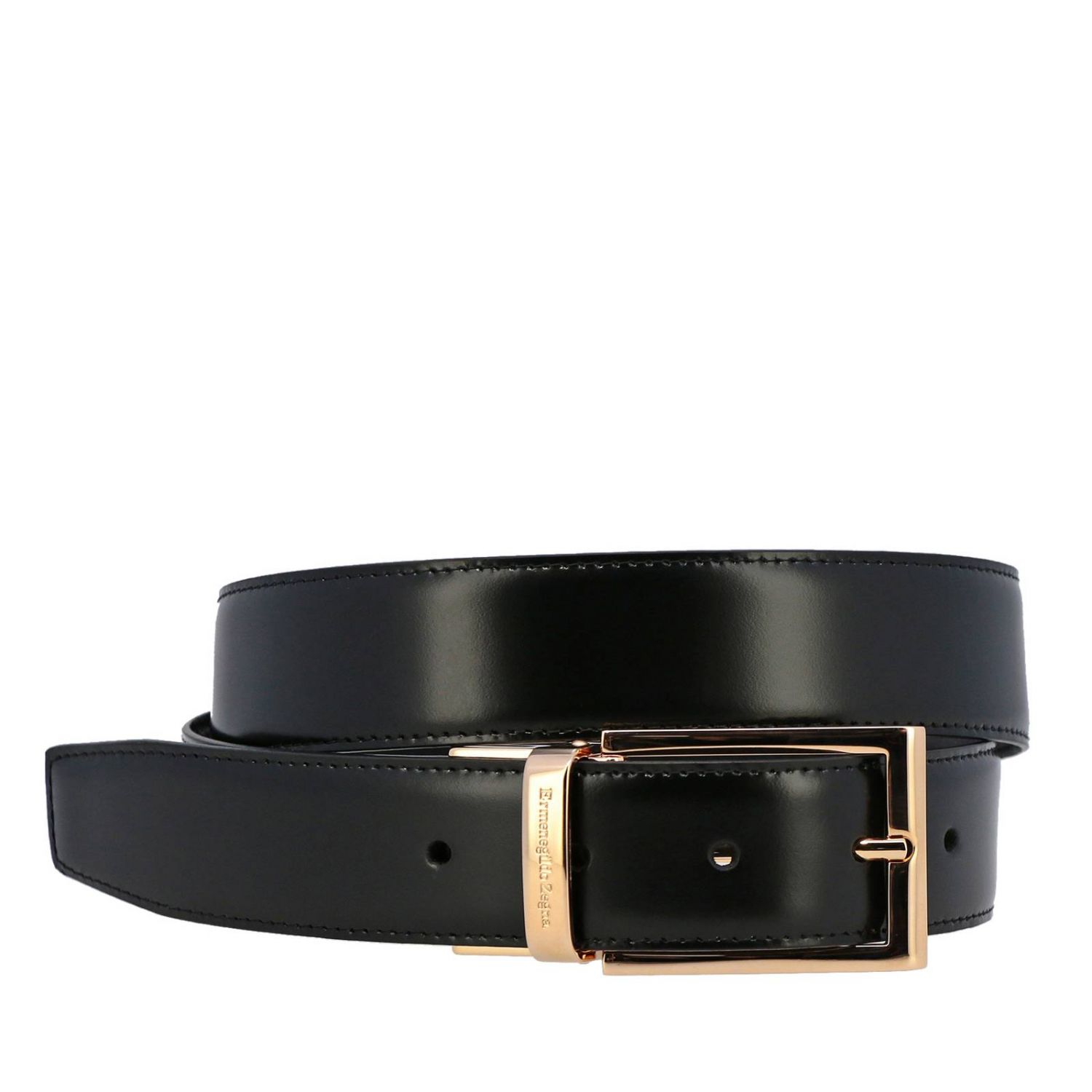 Zegna Outlet: belt for man - Black | Zegna belt 903C BCORE3 online on ...