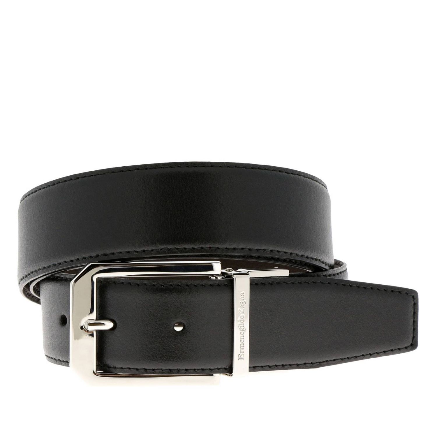 Ermenegildo Zegna Outlet: Belt men | Belt Ermenegildo Zegna Men Black ...