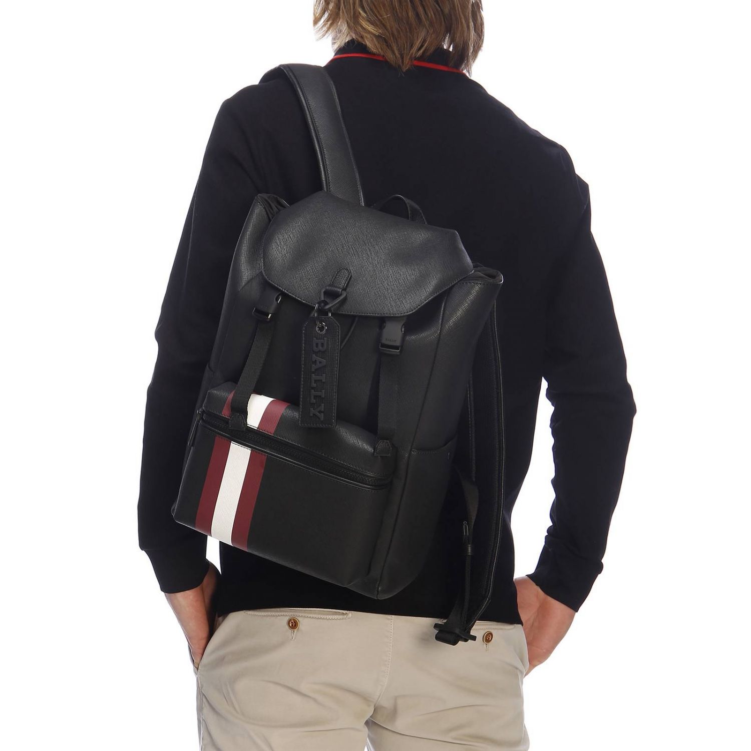 Bally Outlet: Tasche herren | Rucksack Bally Herren Schwarz | Rucksack ...
