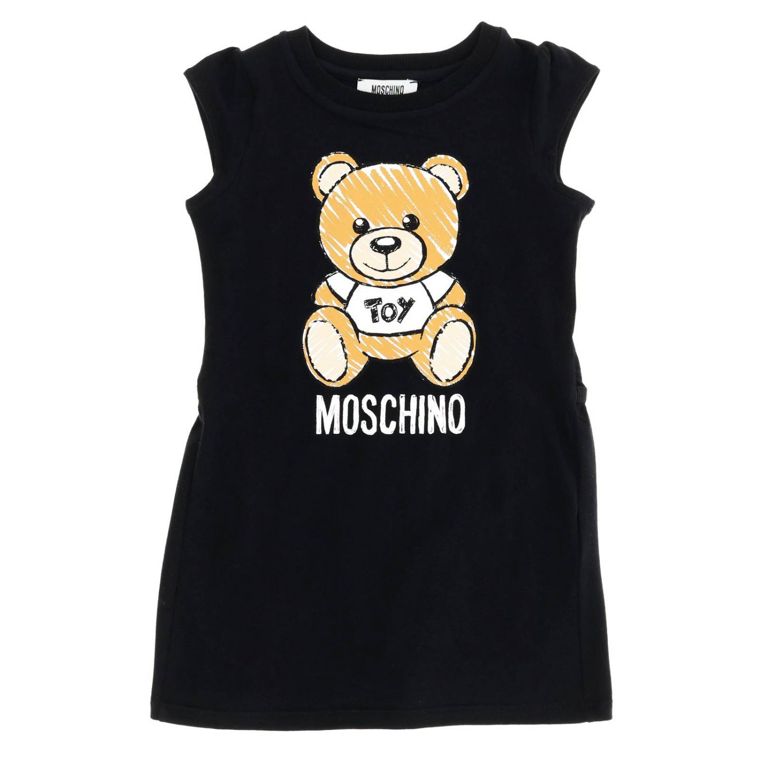 Moschino Kid Outlet: Dress kids | Dress Moschino Kid Kids Black | Dress ...