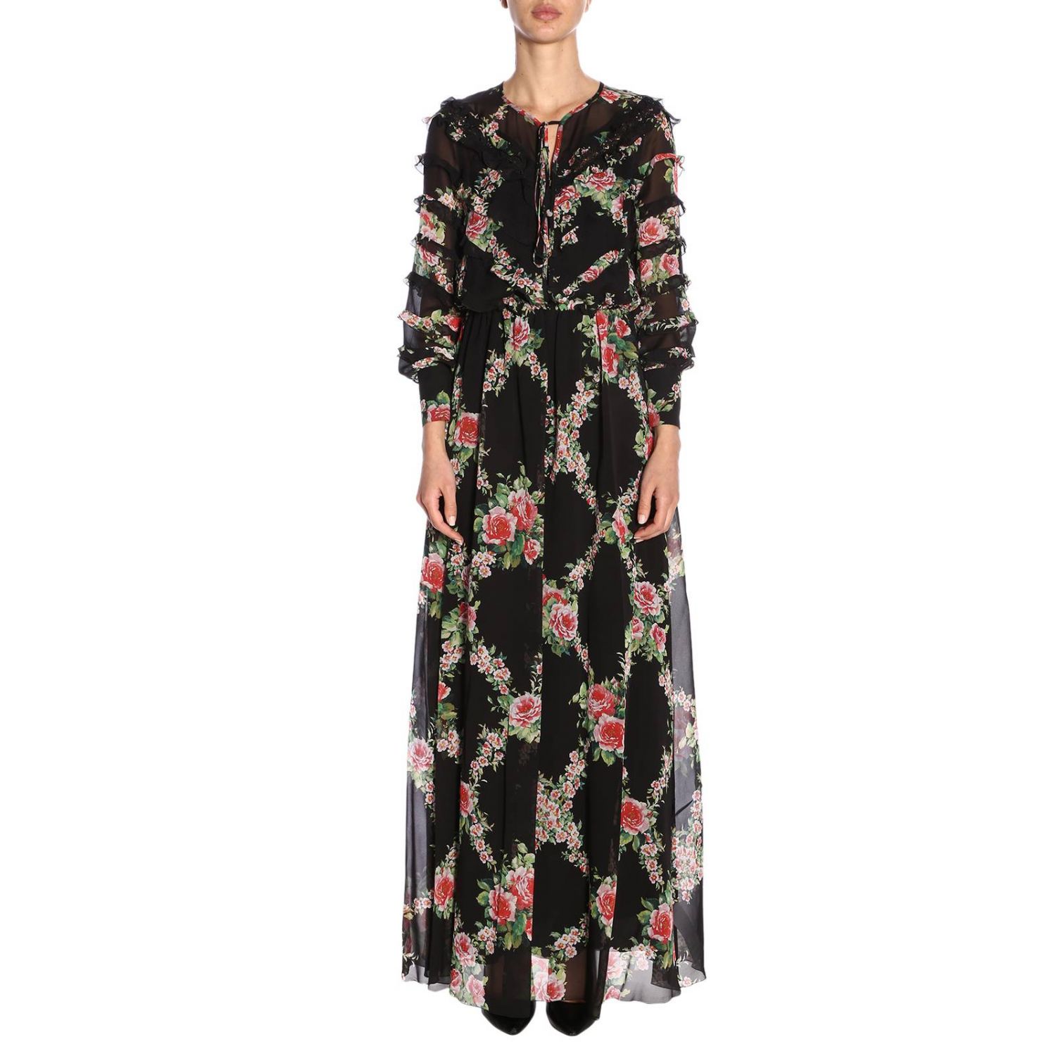 Blumarine Outlet dress for woman Black Blumarine dress 3351 online