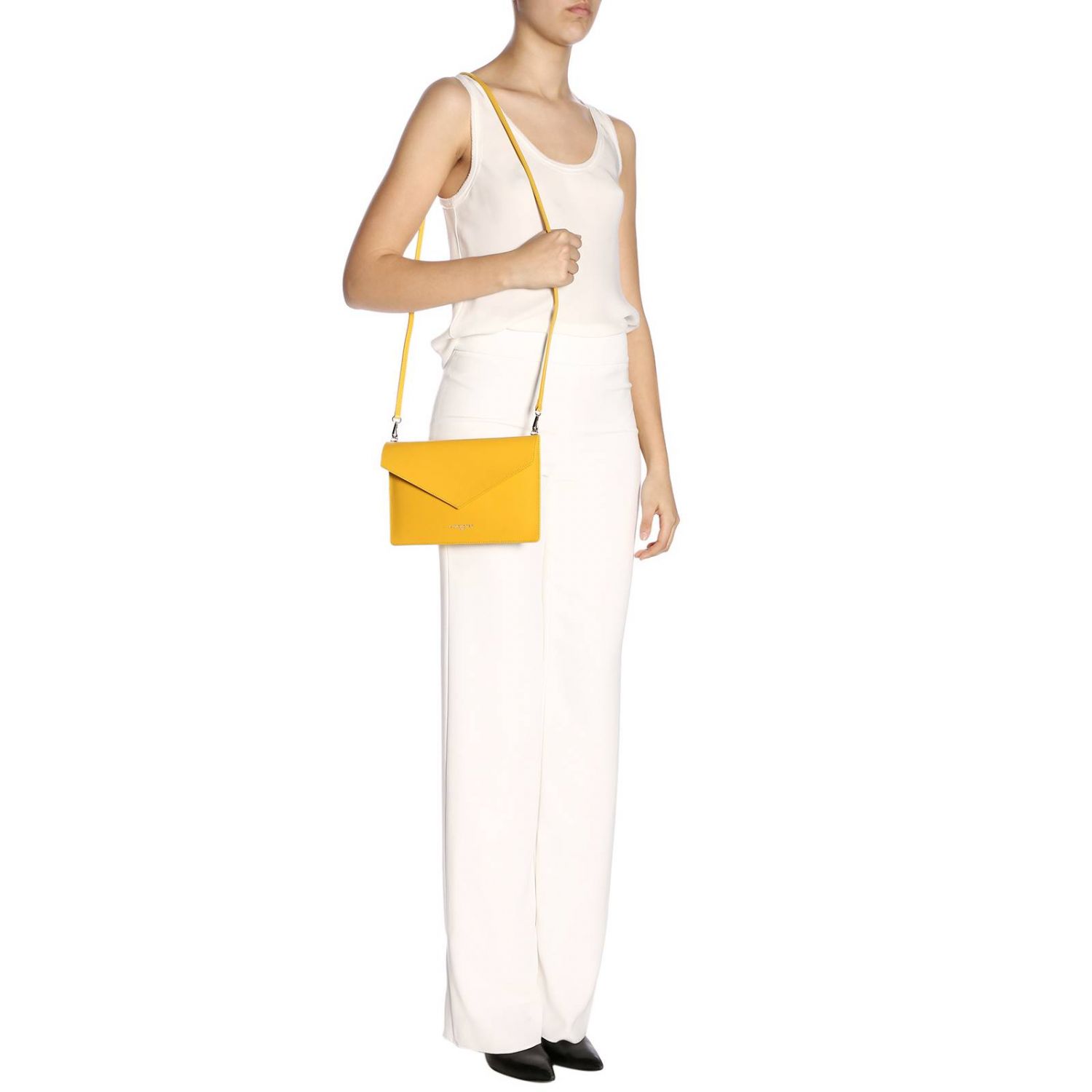 Lancaster Paris Outlet: Shoulder bag women - Yellow | Mini Bag ...
