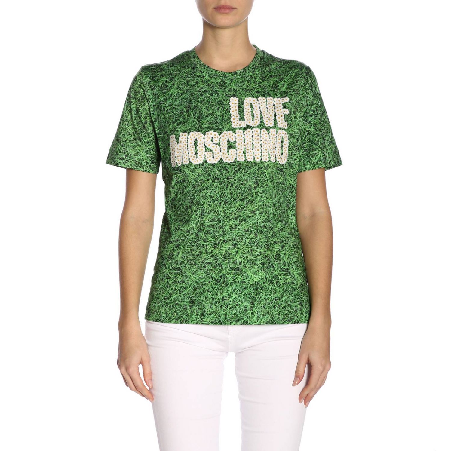 green moschino t shirt