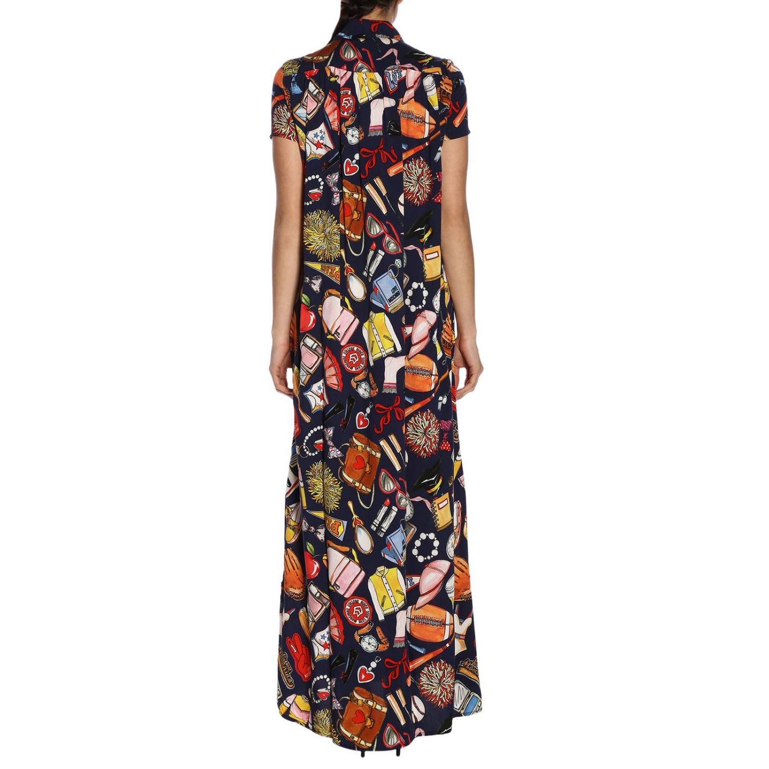 abito lungo moschino