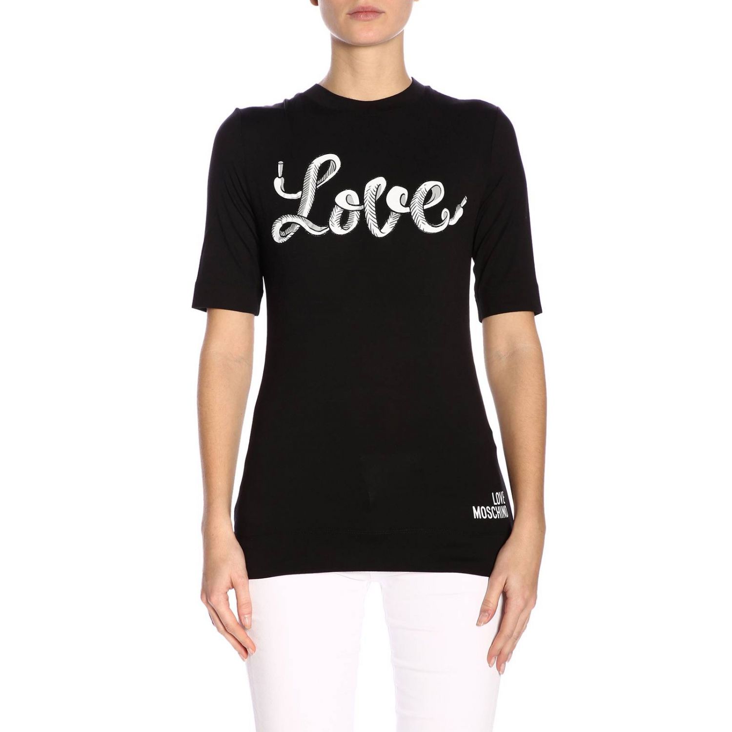 T-shirt women Moschino Love | T-Shirt Love Moschino Women Black | T ...