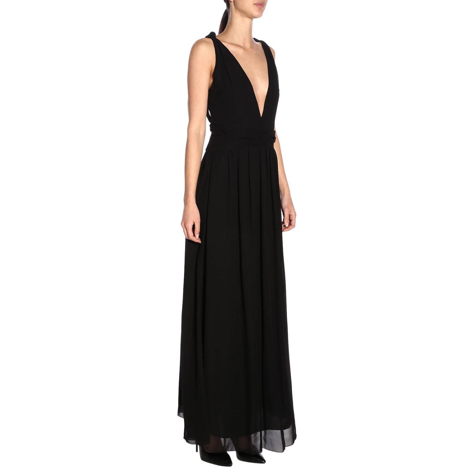 Patrizia Pepe Outlet: dress for woman - Black | Patrizia Pepe dress ...