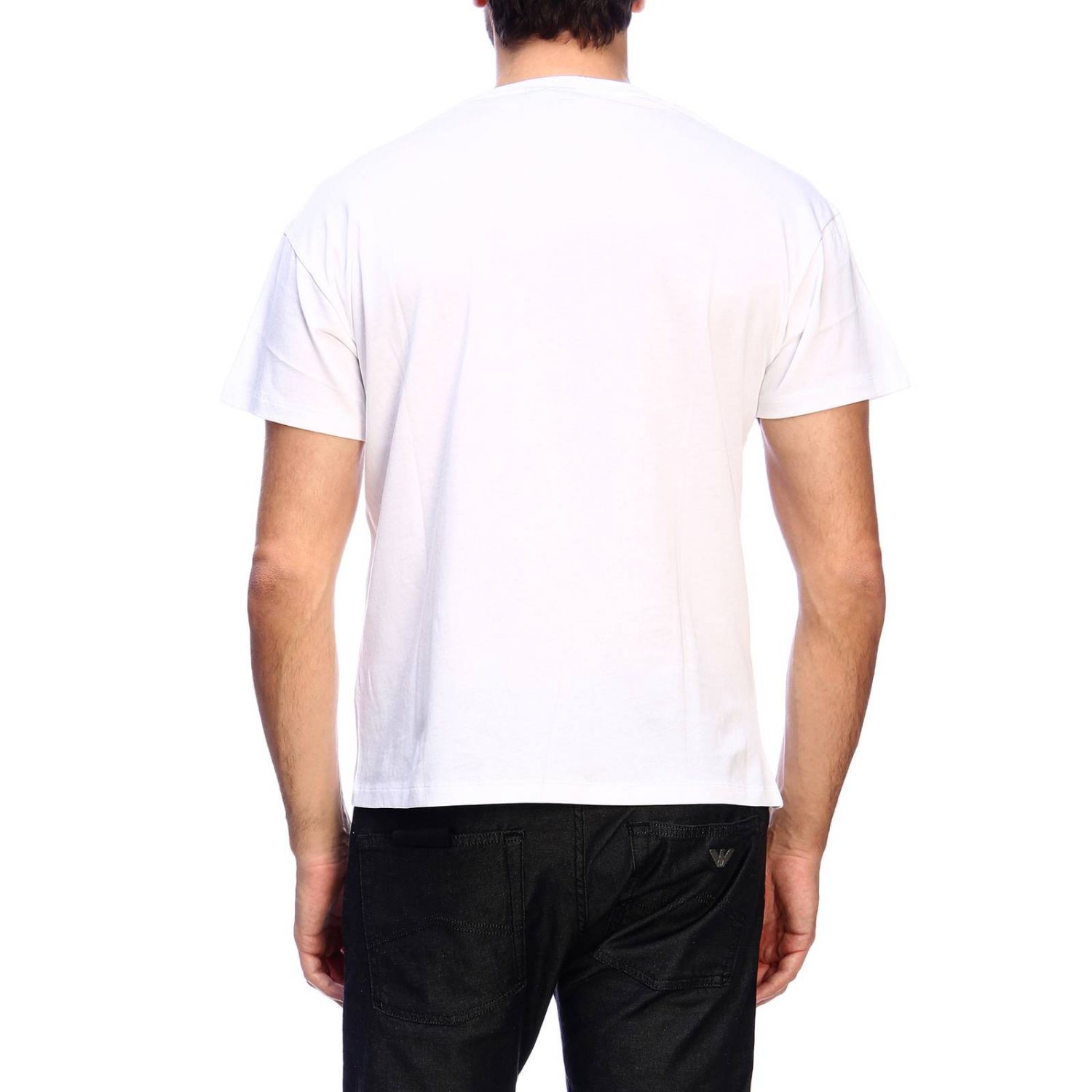 Emporio Armani Outlet: T-shirt men - White | T-Shirt Emporio Armani ...
