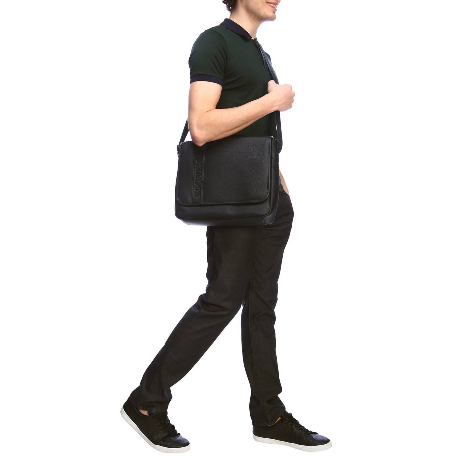 Armani Exchange BANDOLERA CON DETALLES EN CONTRASTE | Tienda A|X