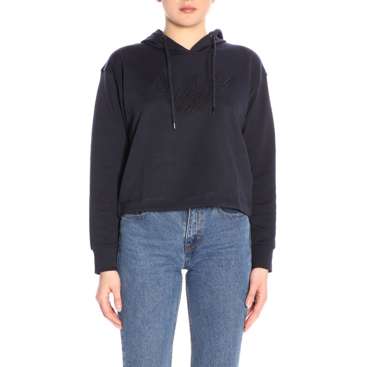 armani womens fleece sweater