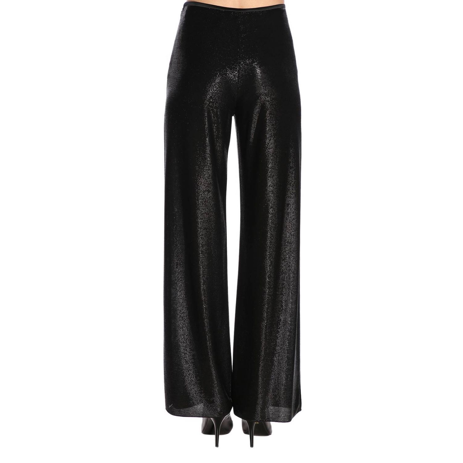 Emporio Armani Outlet: pants for woman - Black | Emporio Armani pants ...