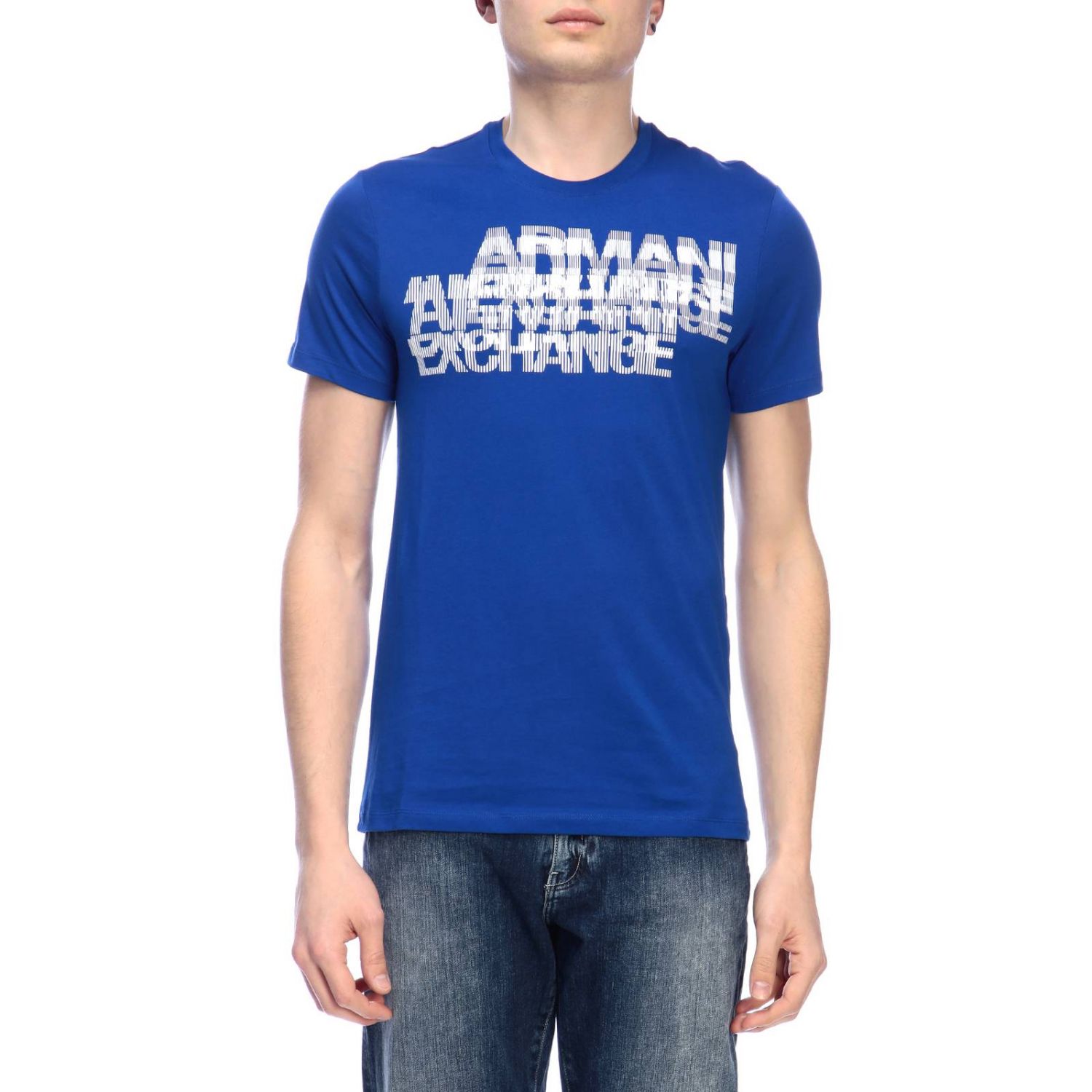 Armani Exchange Outlet: T-shirt men | T-Shirt Armani Exchange Men Royal ...