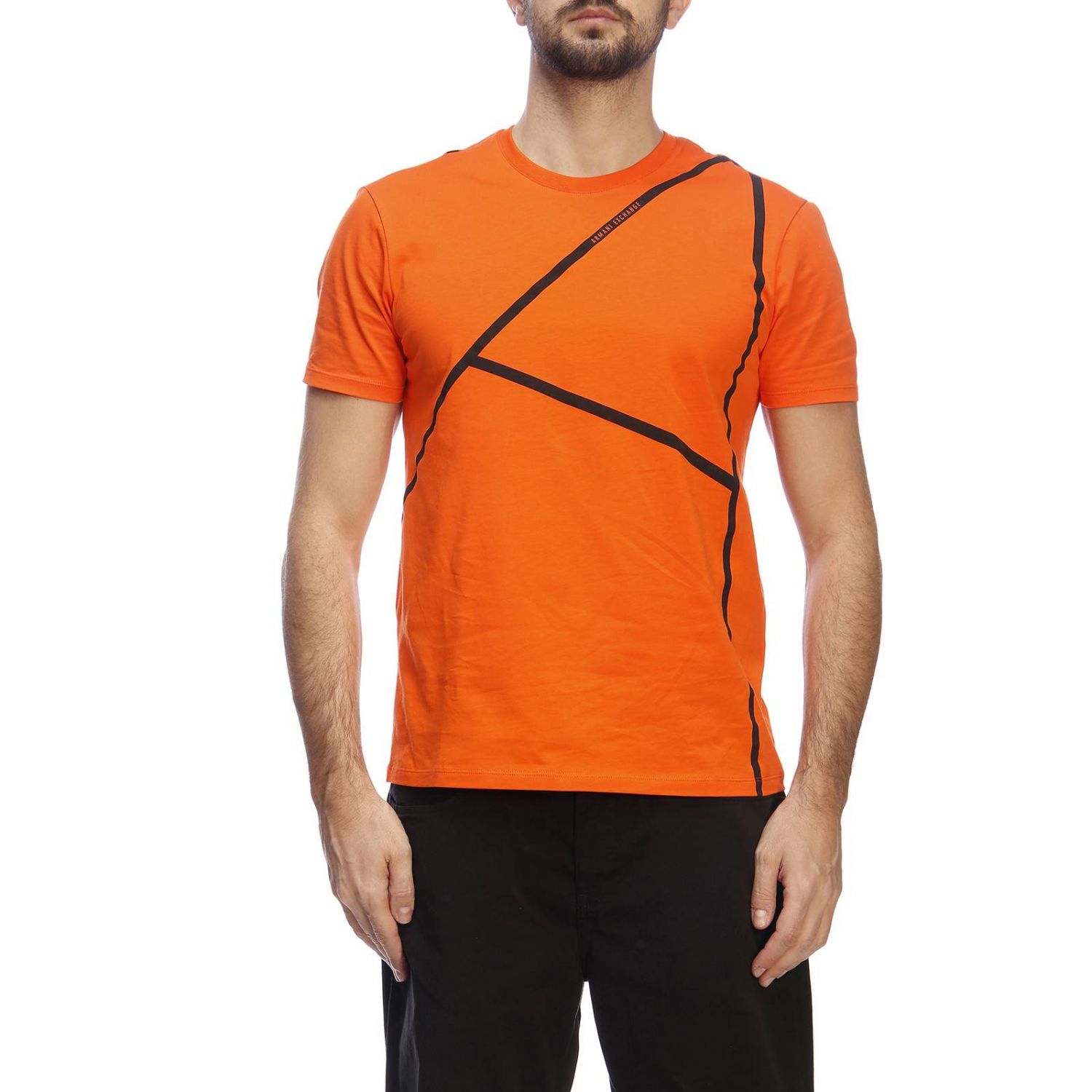 Armani Exchange Outlet Tshirt herren Orange TShirt Armani