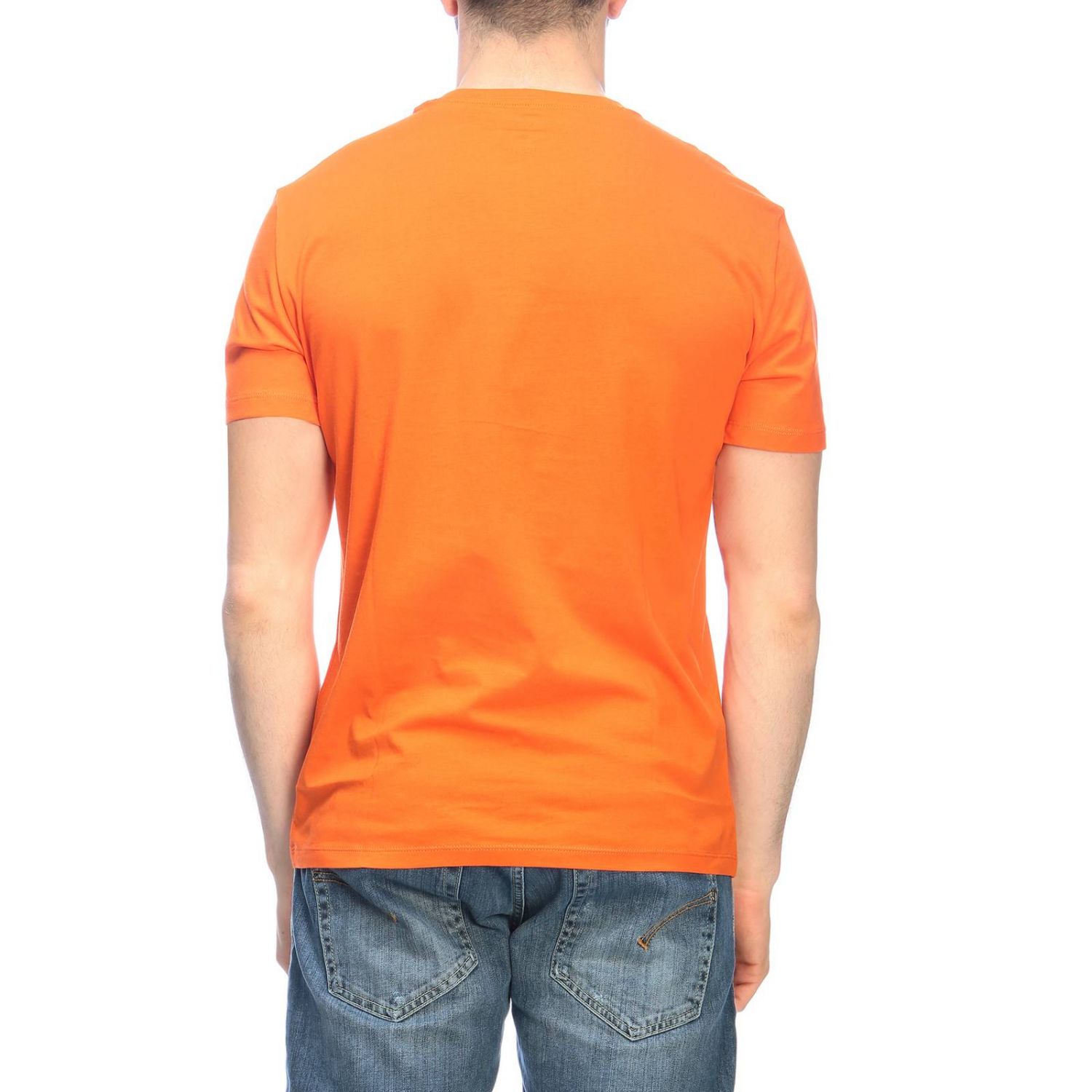 orange armani exchange shirt