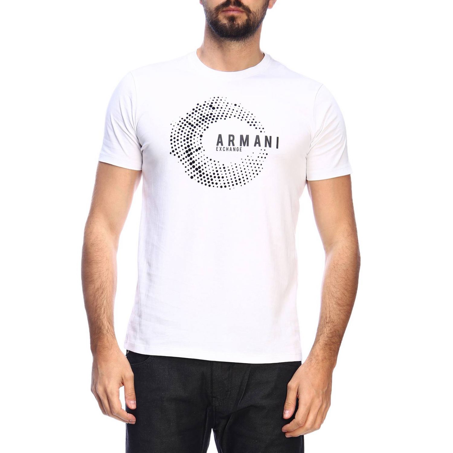 Armani Exchange Outlet: T-shirt men | T-Shirt Armani Exchange Men White ...