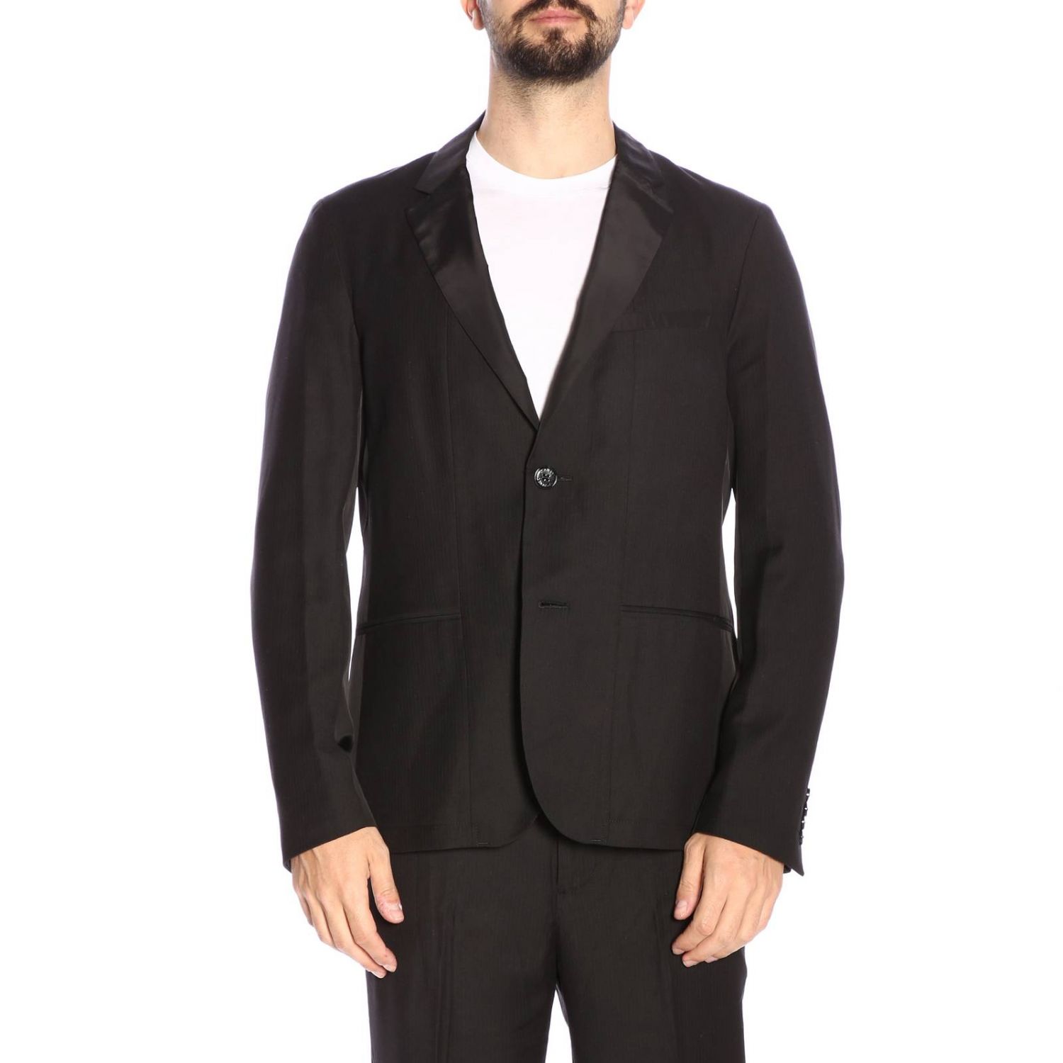 Armani Exchange Outlet: blazer for man - Black | Armani Exchange blazer ...