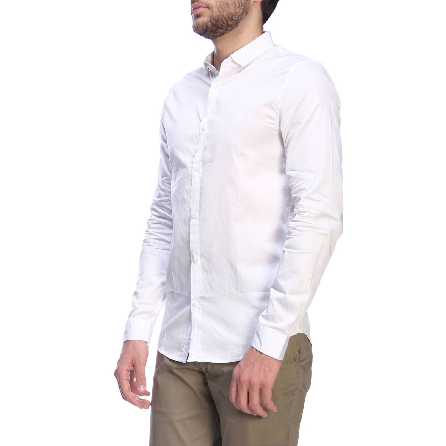 Armani Exchange Outlet: Shirt men - White | Shirt Armani Exchange ...