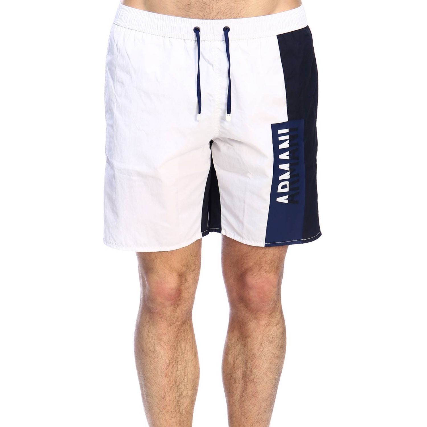 Armani Exchange Outlet Swimsuit men White Swimsuit Armani Exchange