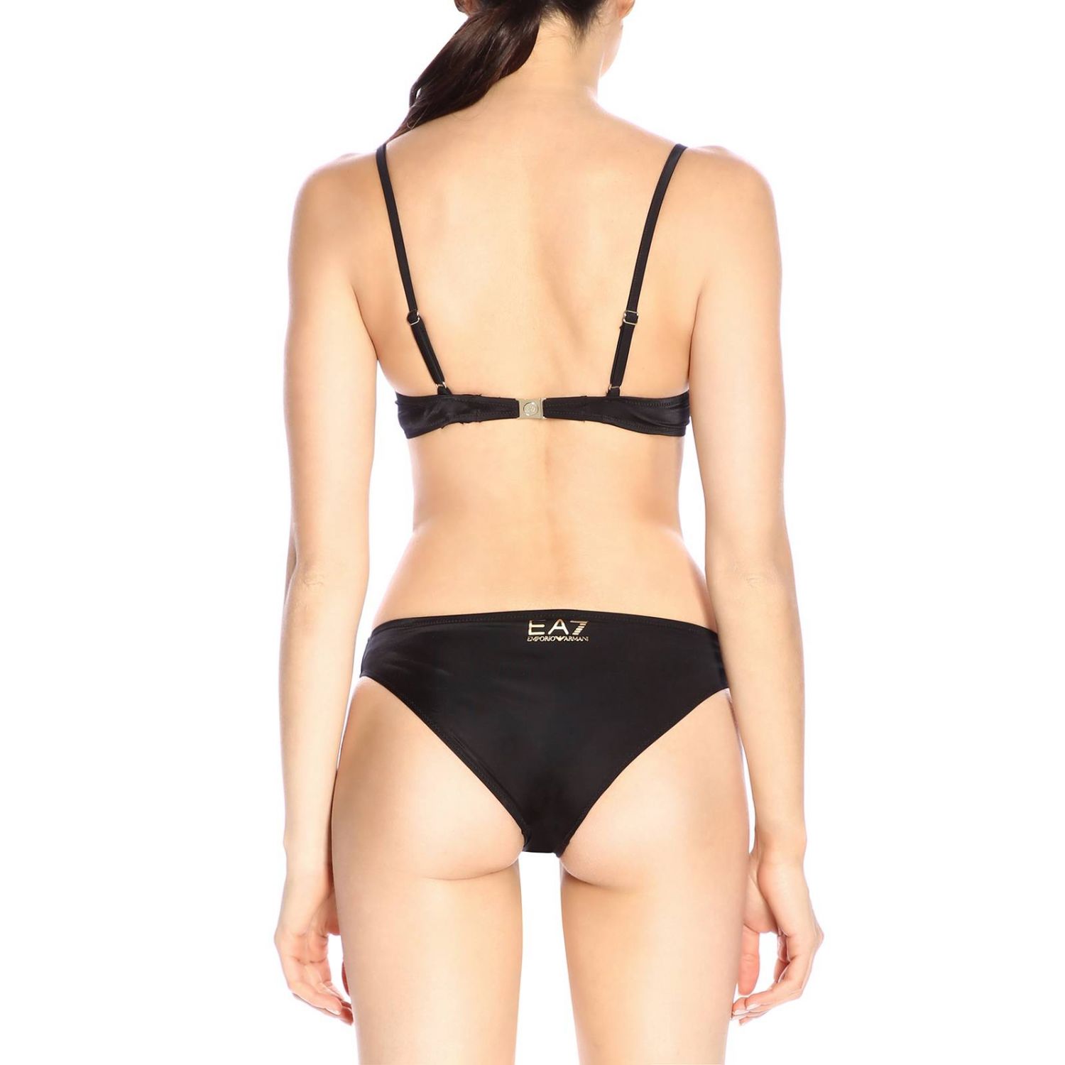 Ea7 Swimwear Outlet: Swimsuit women - Black | Swimsuit Ea7 Swimwear ...