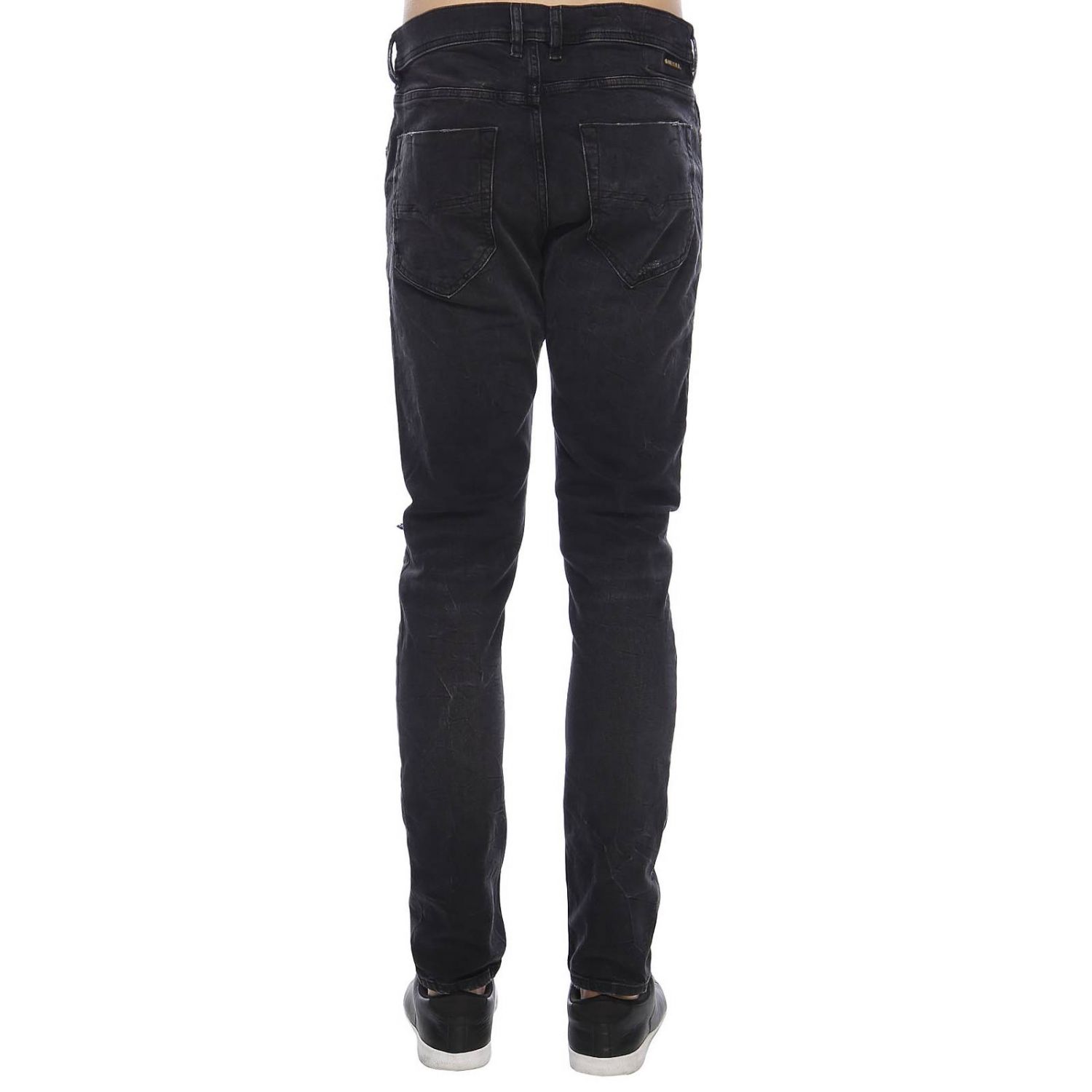 Dieselアウトレット：ジーンズ メンズ ブラック ジーンズ 00CKRI 069DV