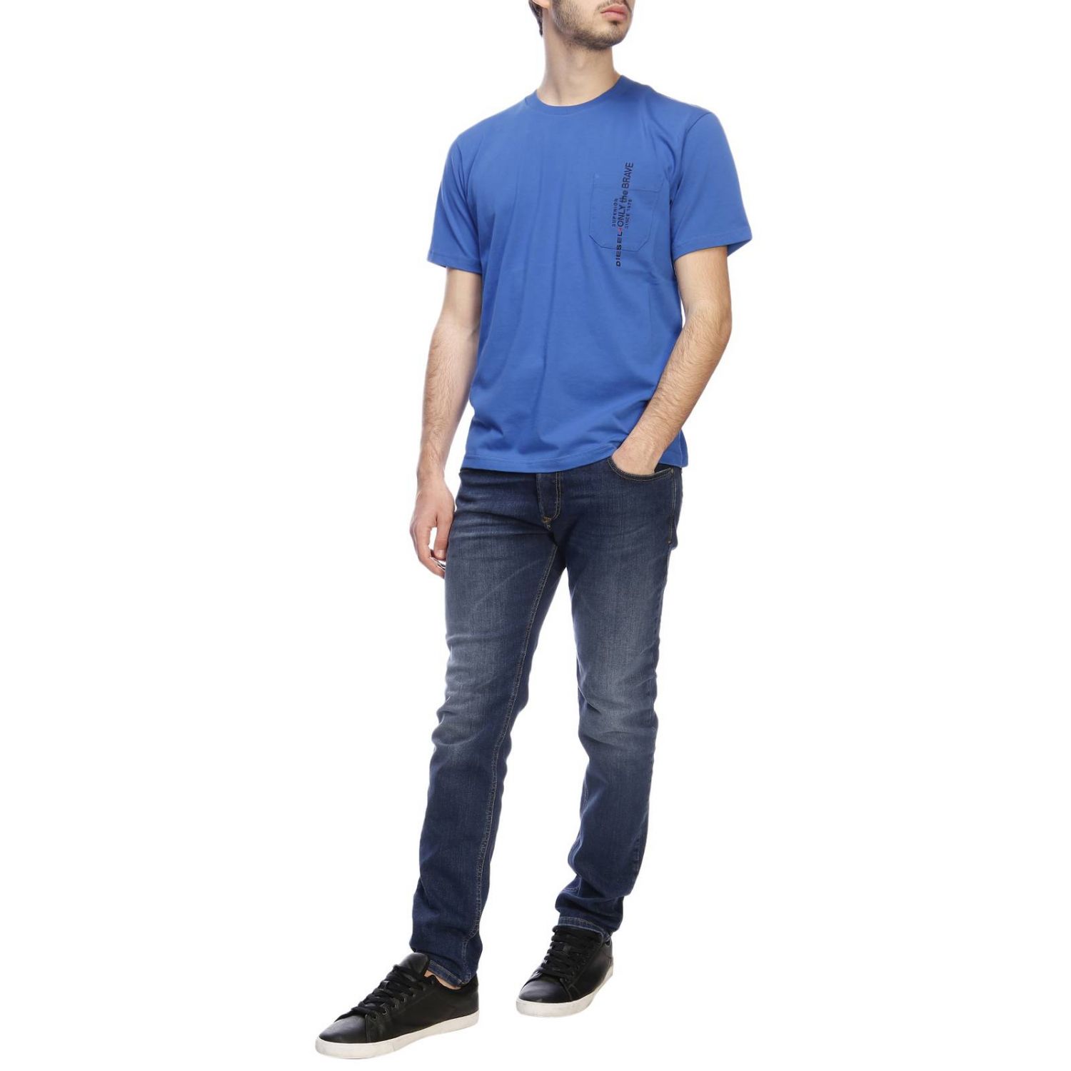 royal blue men t shirt