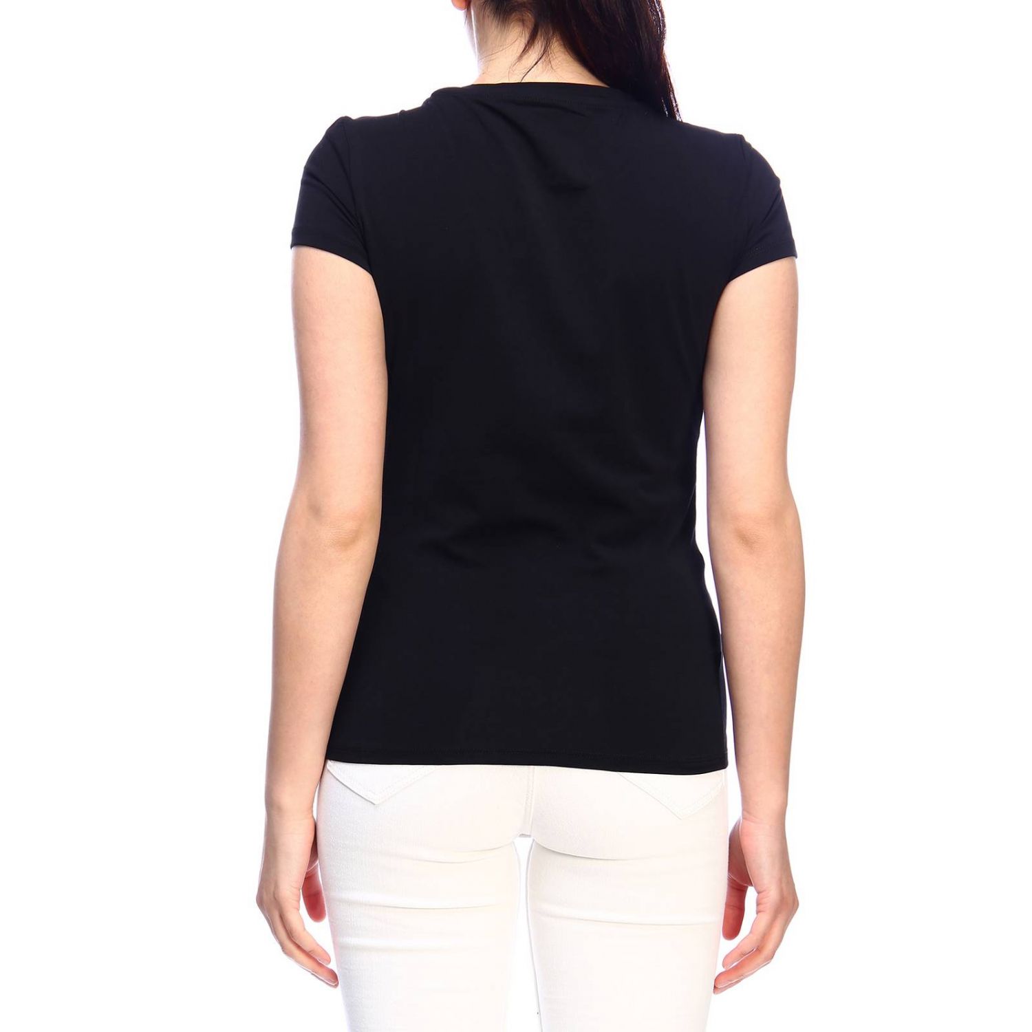 Armani Exchange Outlet: T-Shirt woman - Black | Armani Exchange T-Shirt ...