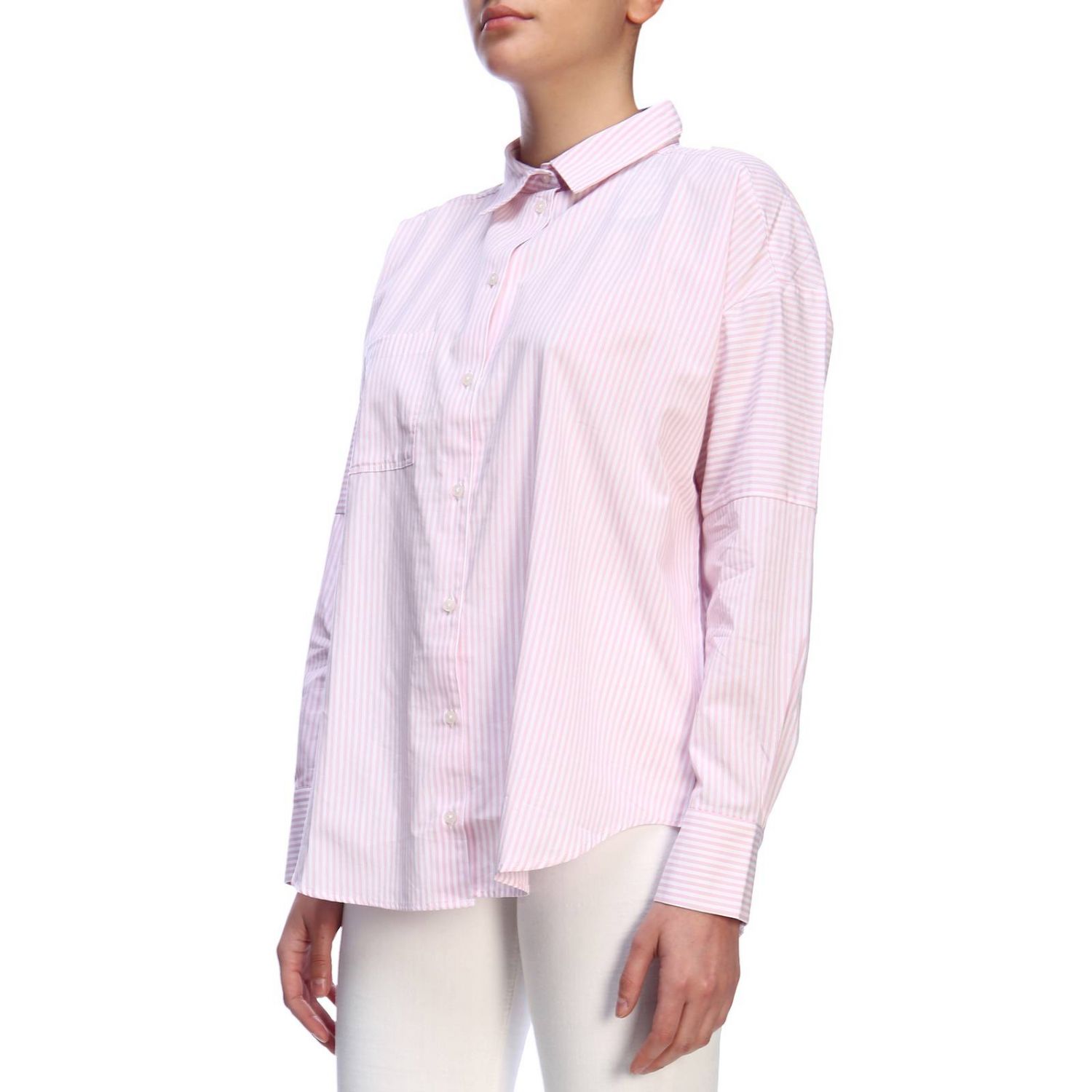 Armani Exchange Outlet: Shirt women - Pink | Shirt Armani Exchange ...