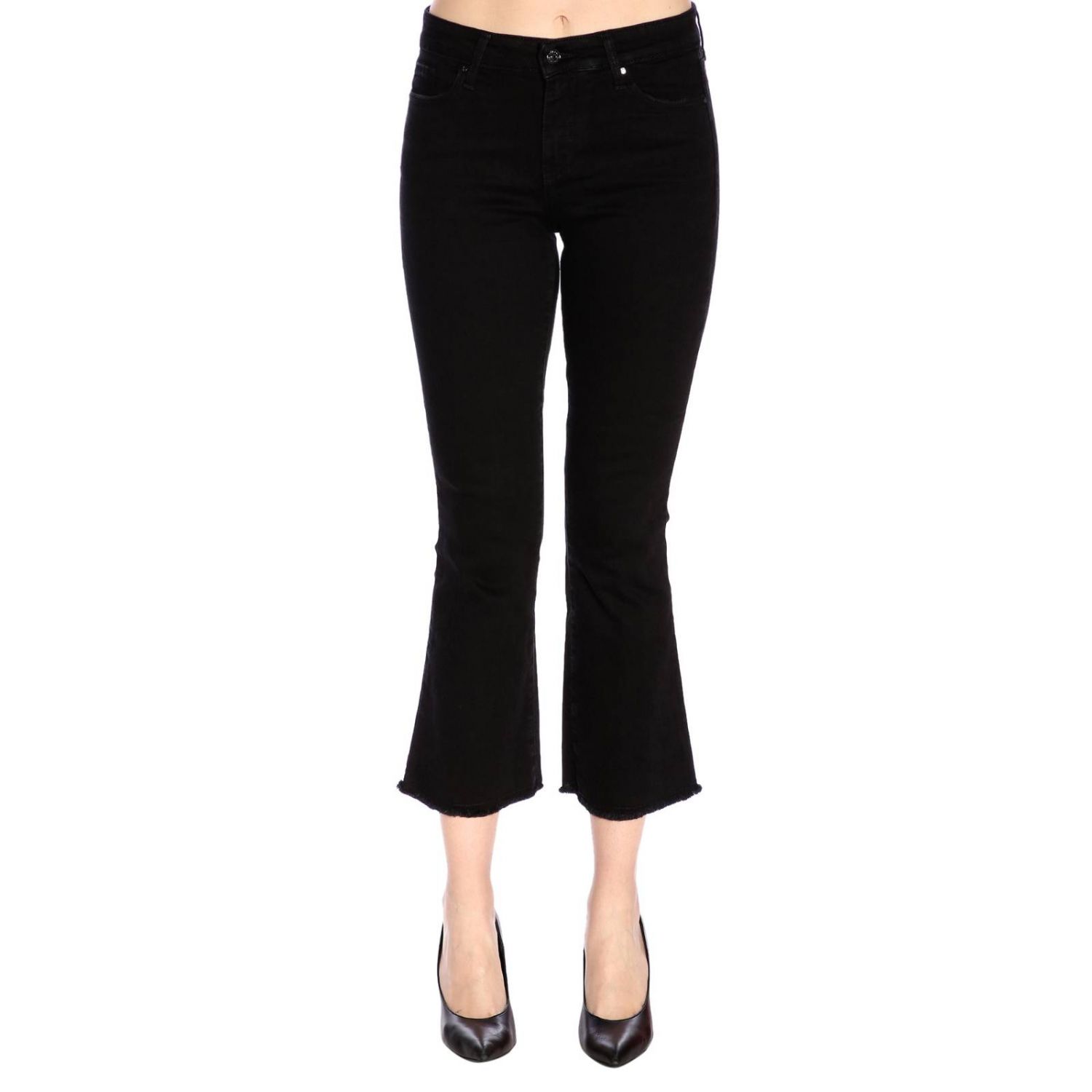 Armani Exchange Outlet: jeans for women - Black | Armani Exchange jeans ...