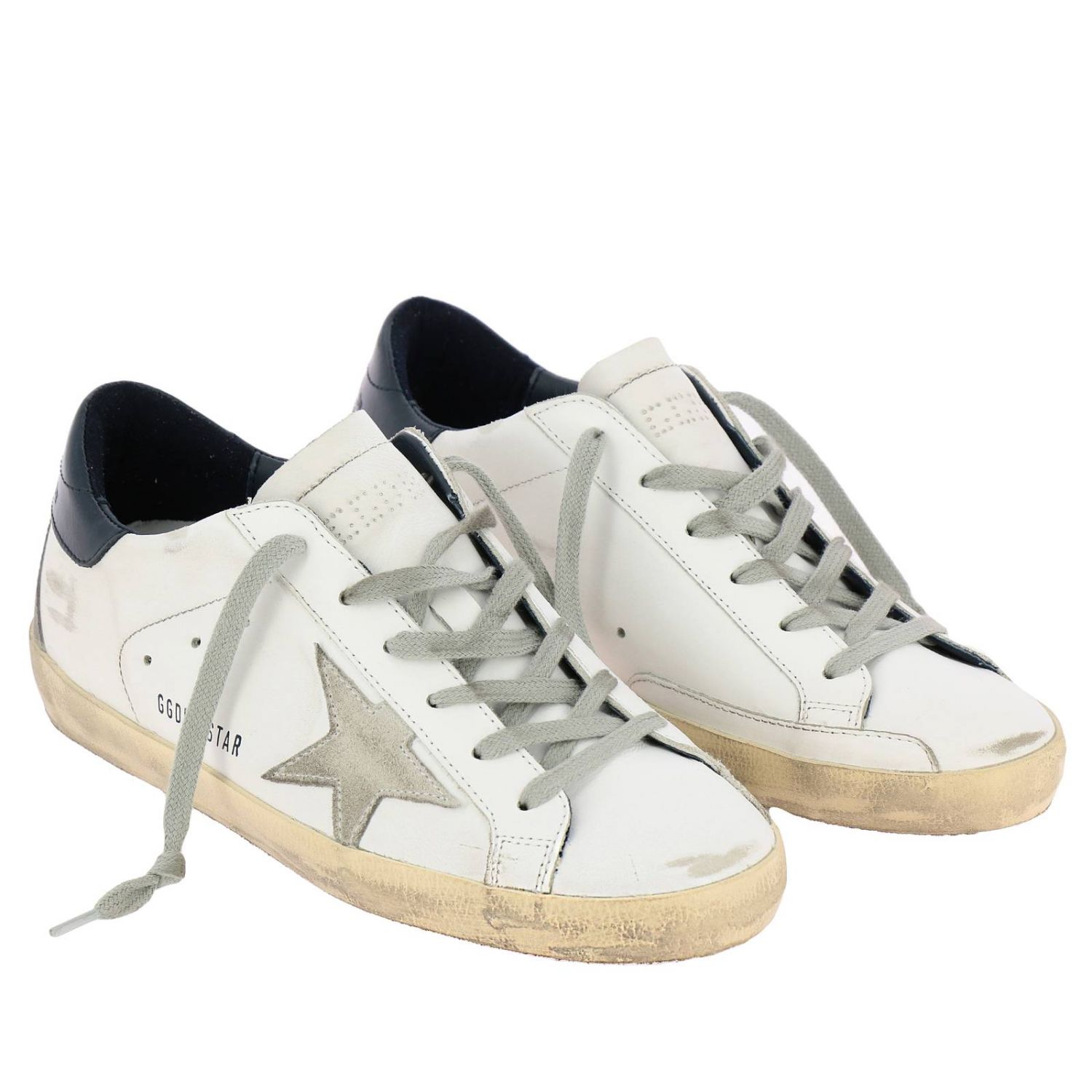 Sneakers In Pelle Falcotto Con Stella | Chiusura Con Lacci | Suola In Gomma | Pelle Interna Ed Esterna