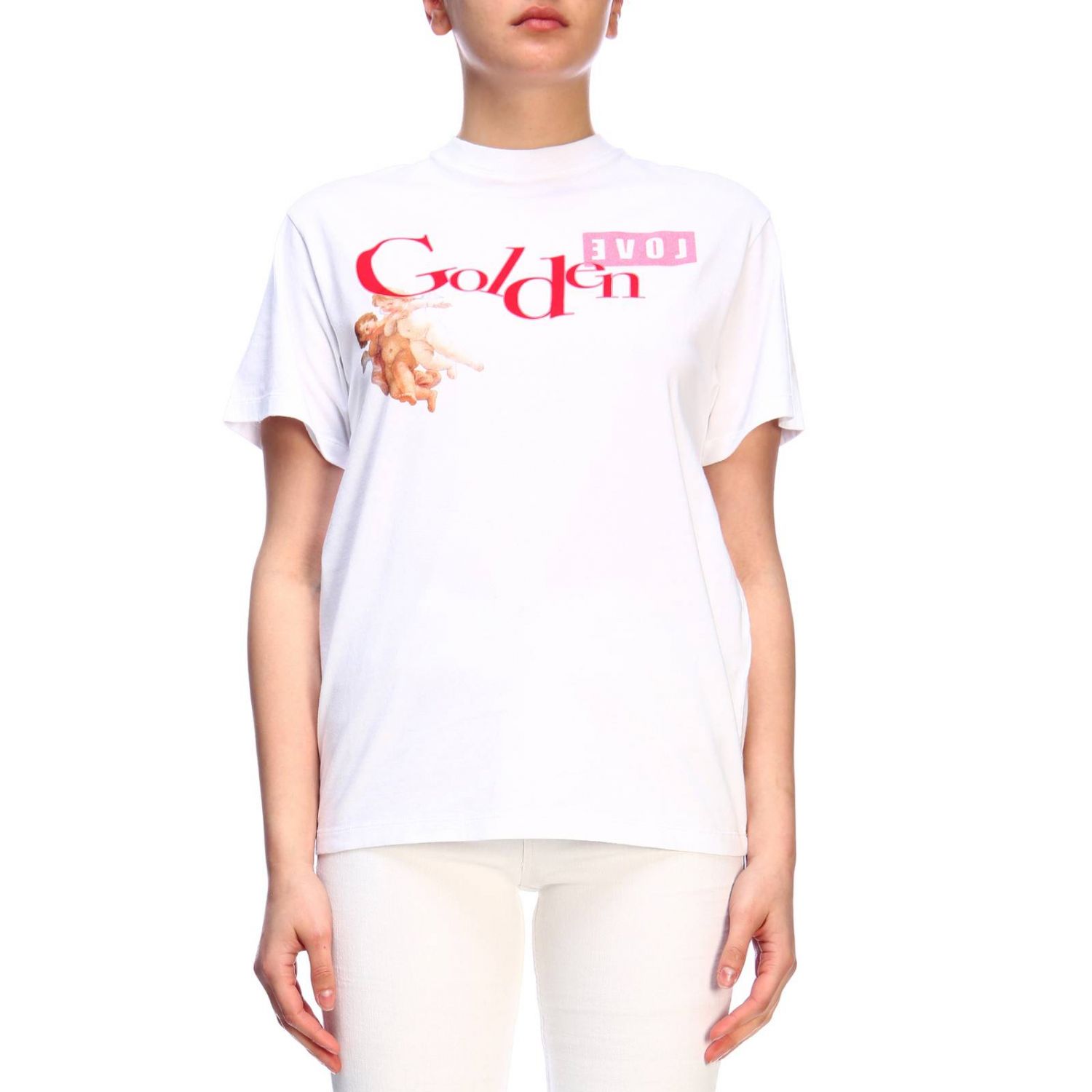 Golden Goose Outlet: T-shirt women | T-Shirt Golden Goose Women White ...