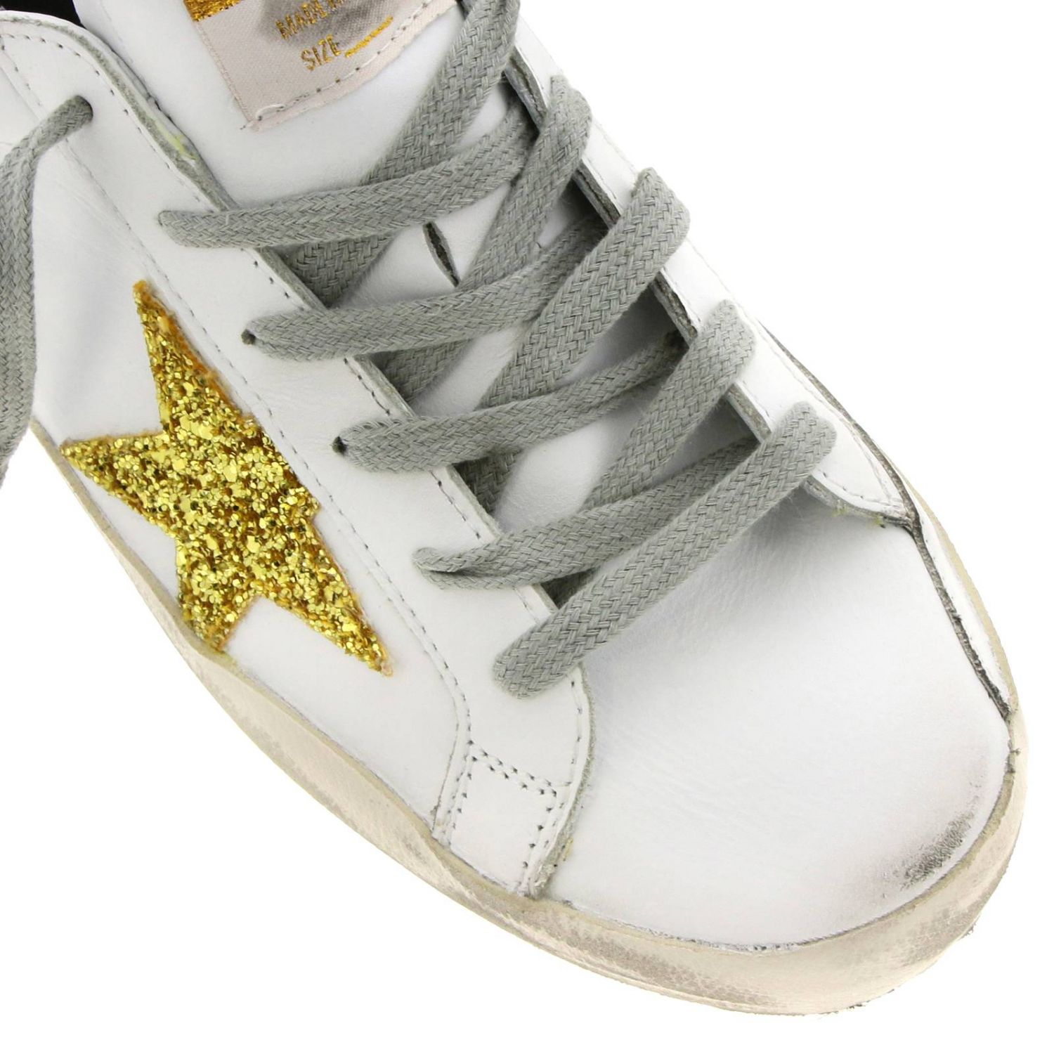 Golden Goose - Sneakers Sstar Stella Blu Unisex - annameglio.com shop online