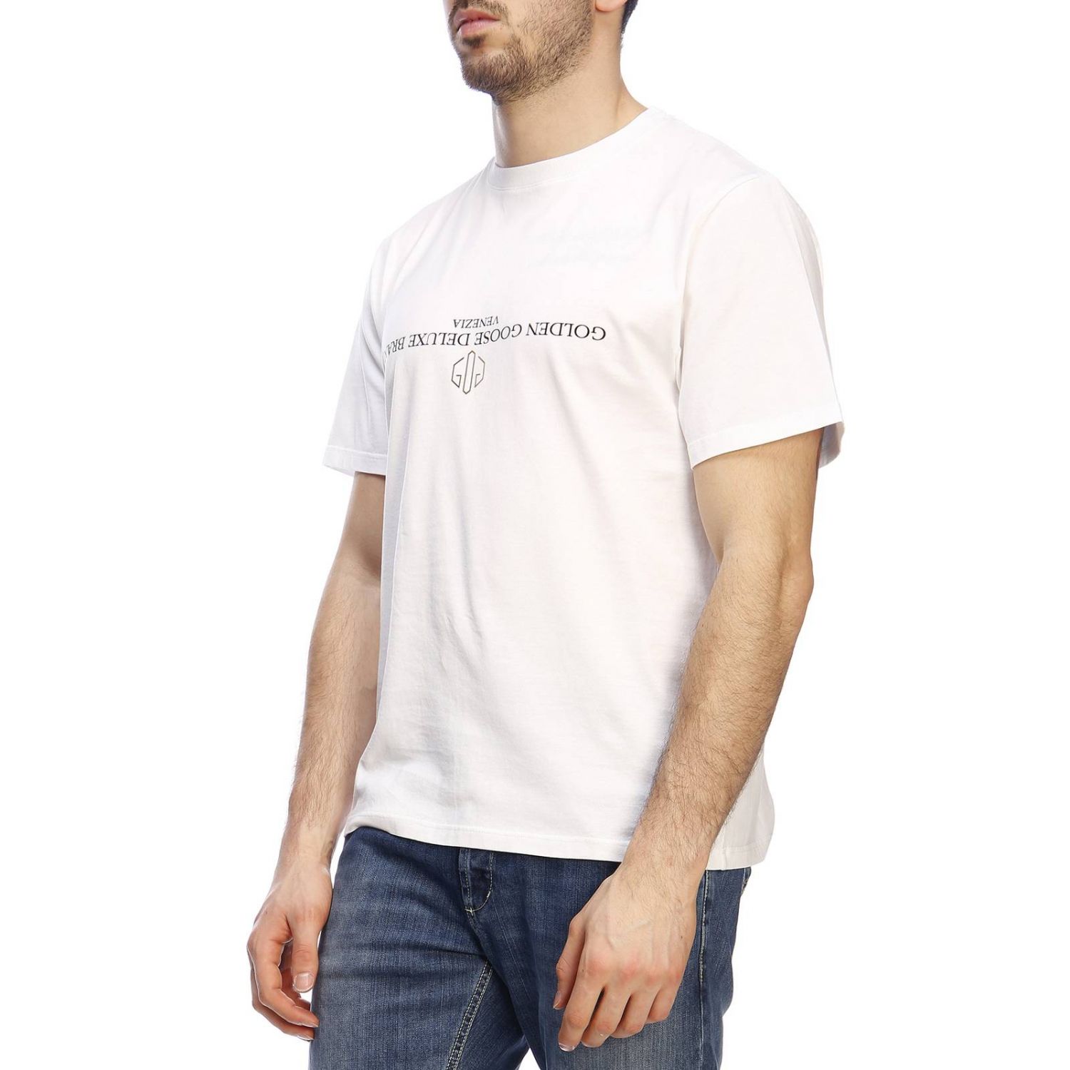 Golden Goose Outlet: T-shirt men | T-Shirt Golden Goose Men White | T ...