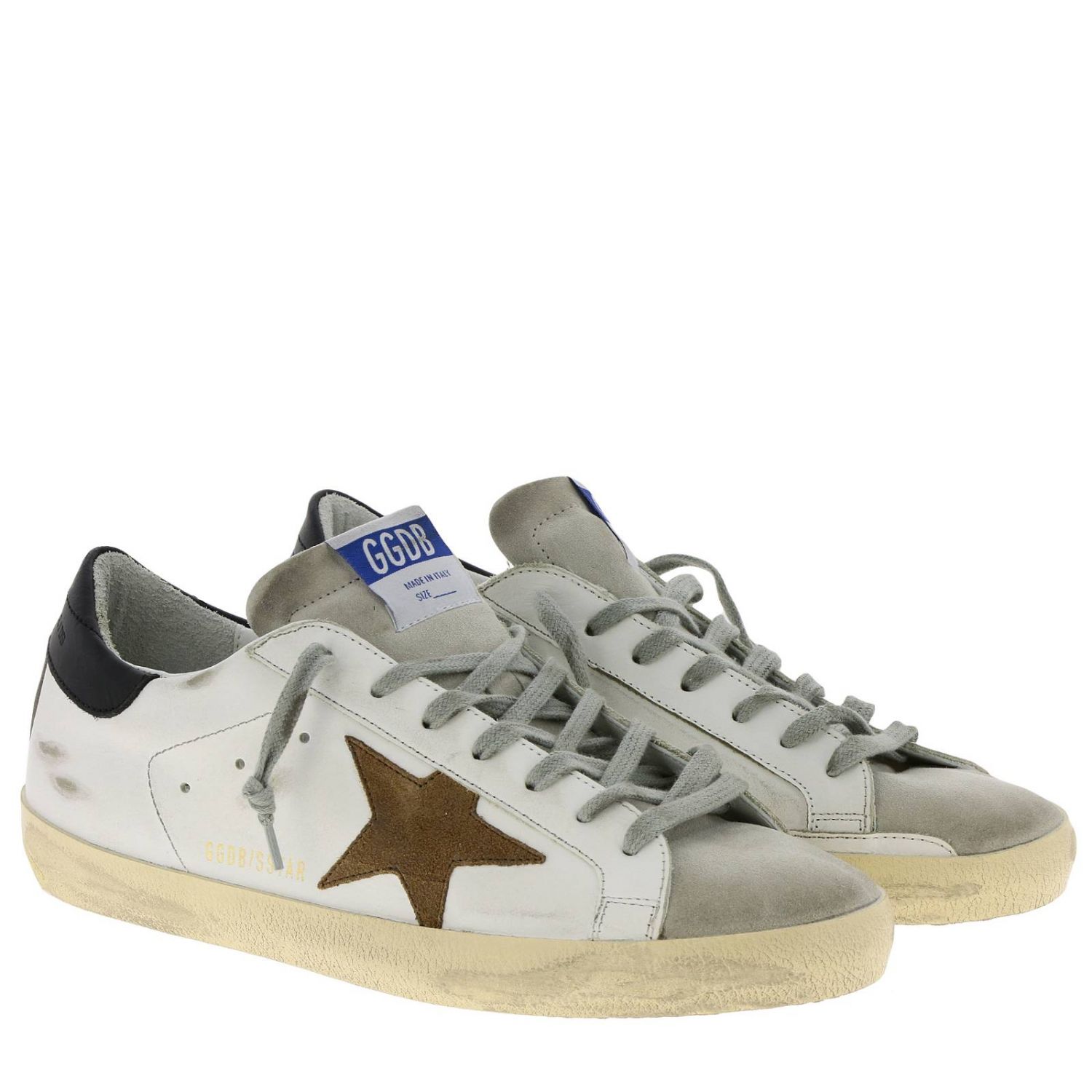 Golden Goose Outlet: Shoes men - White | Sneakers Golden Goose G34MS590 ...