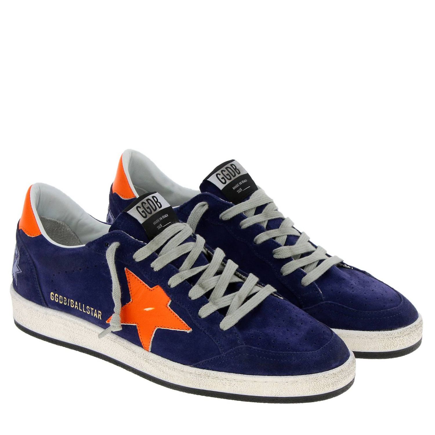 Golden Goose Outlet: Shoes men - Blue | Sneakers Golden Goose G34MS592 ...