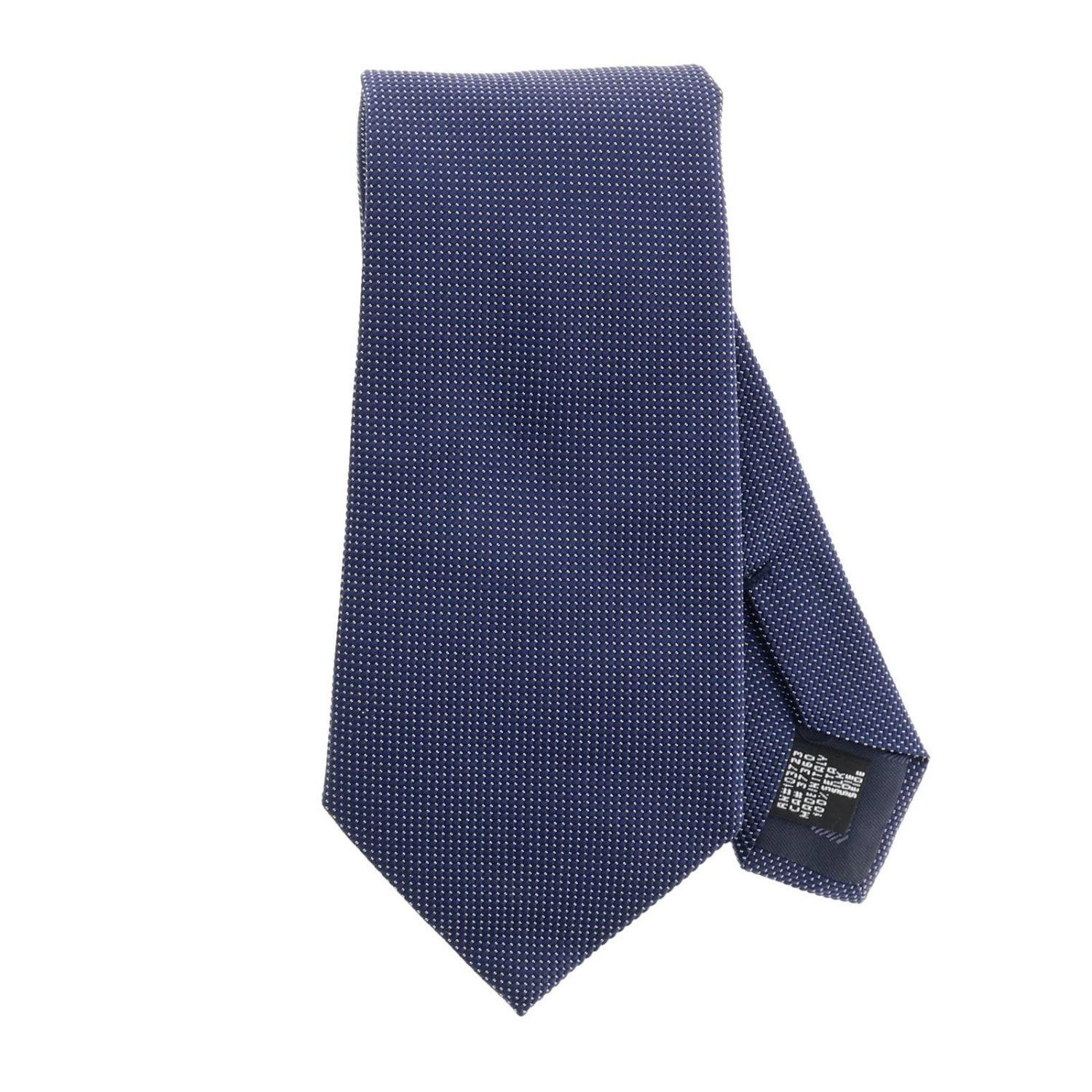 Emporio Armani Outlet: Tie men - Blue | Tie Emporio Armani 340075 9P304  GIGLIO.COM