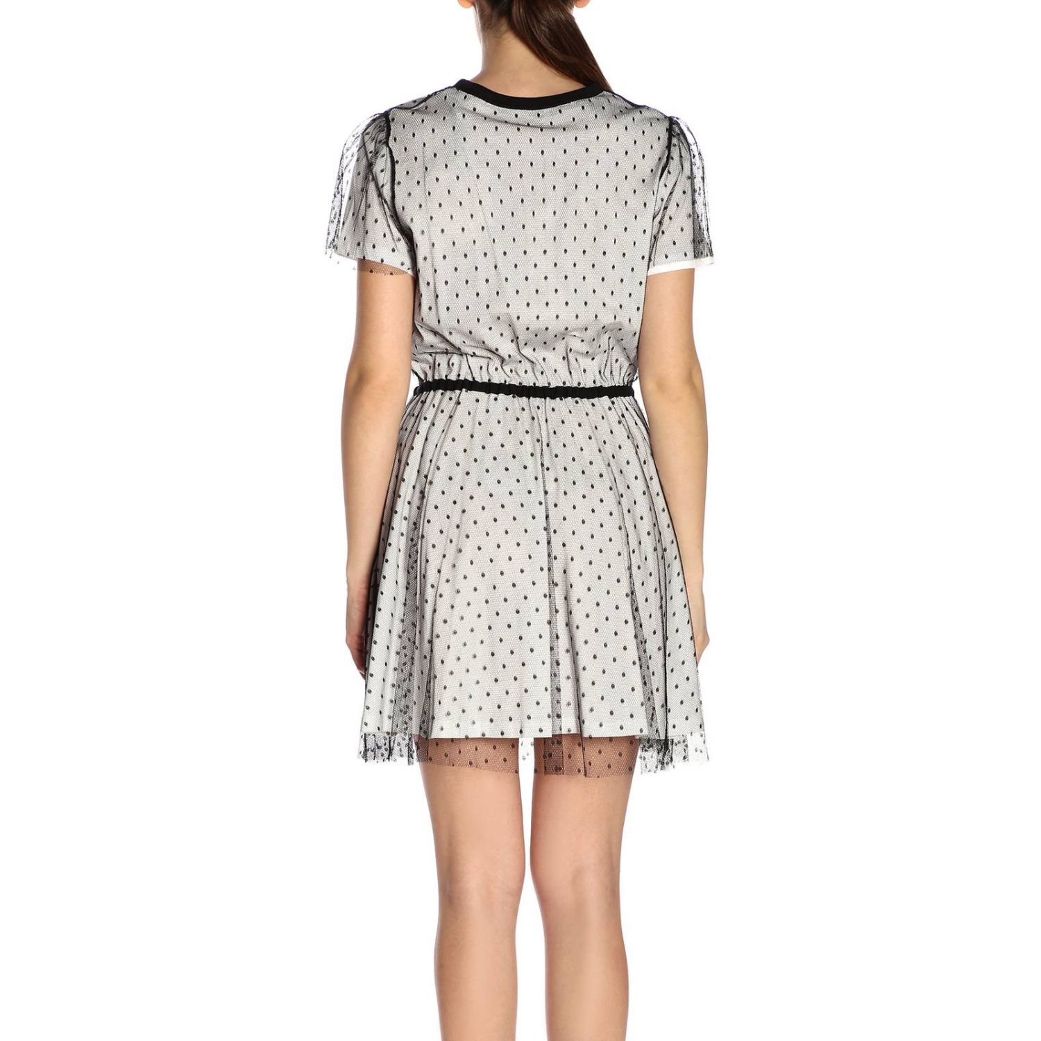 Red Valentino Outlet dress for woman White Red Valentino dress