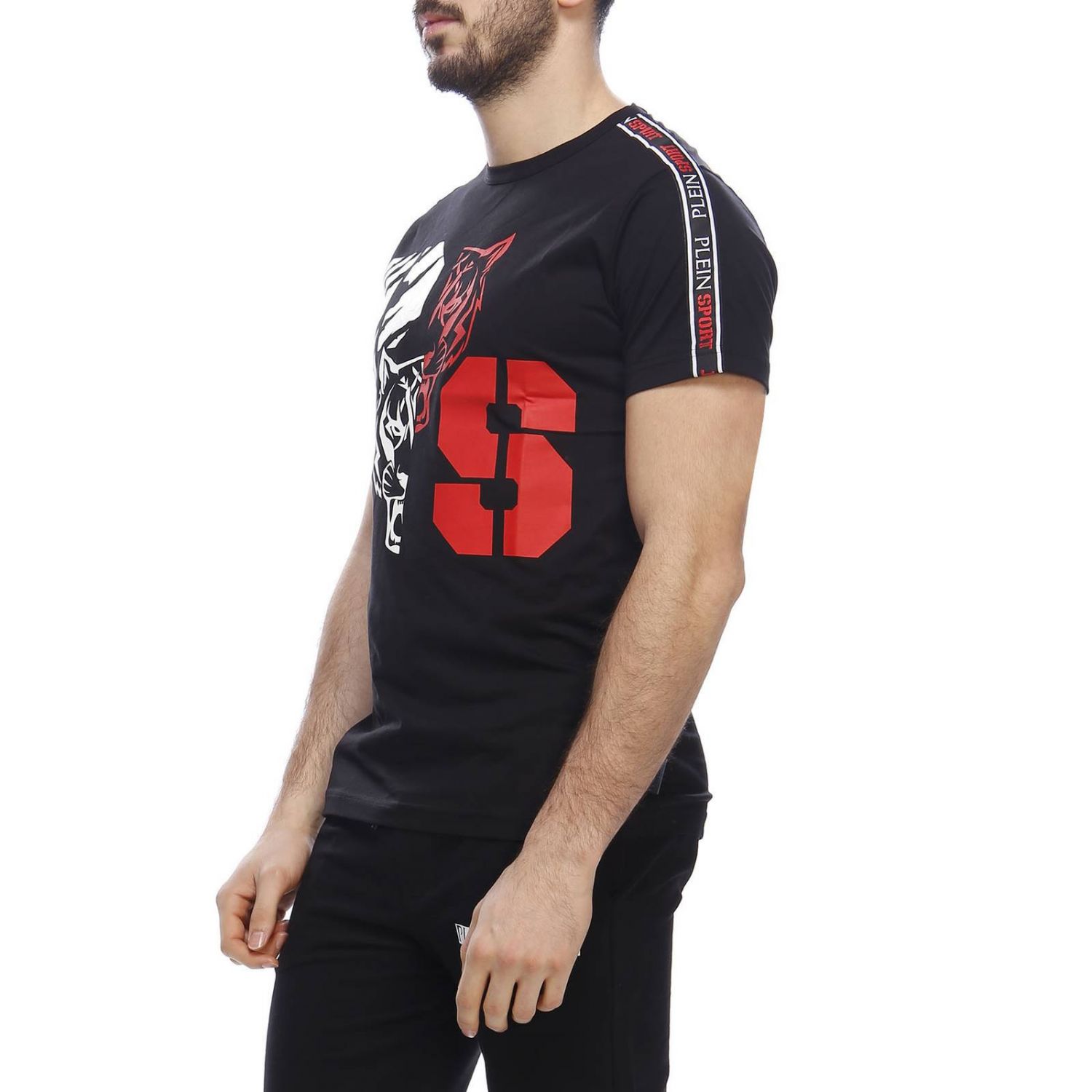 Plein Sport Outlet: T-shirt men - Black | T-Shirt Plein Sport MTK3118 ...